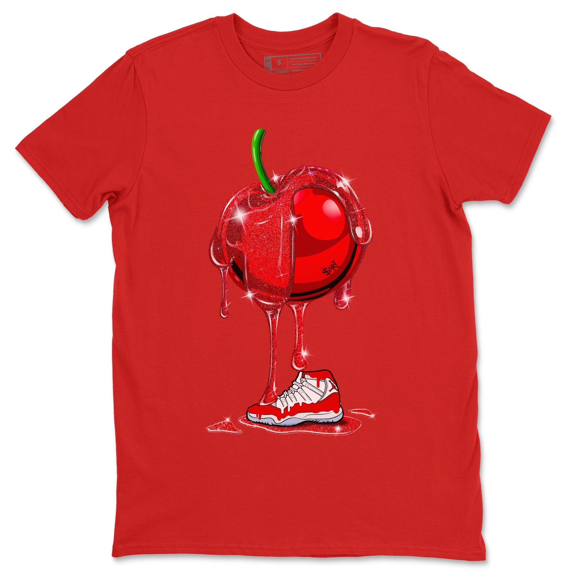 Dripping Cherries Unisex Tops - Air Jordan 11 Cherry