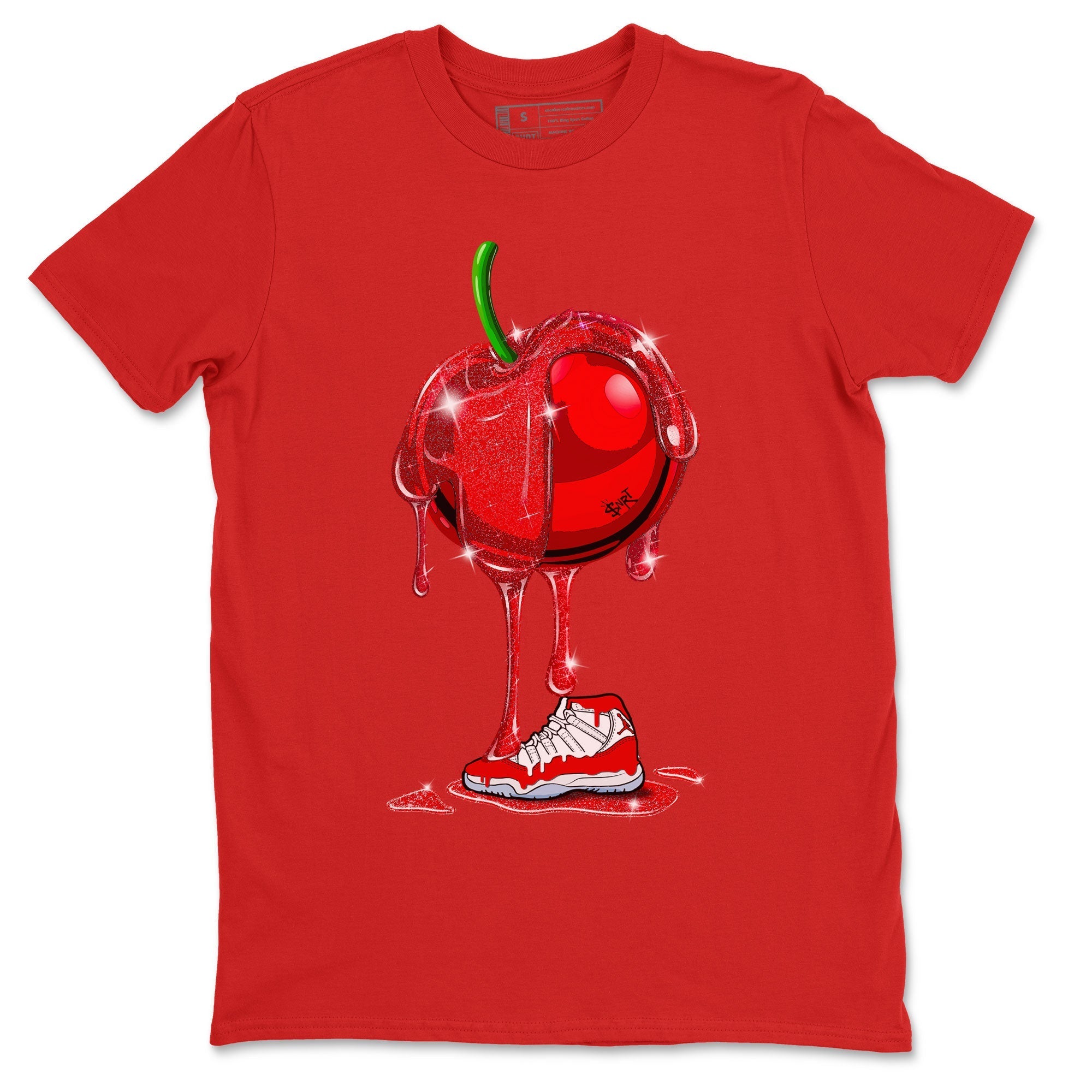 Dripping Cherries Unisex Tops - Air Jordan 11 Cherry