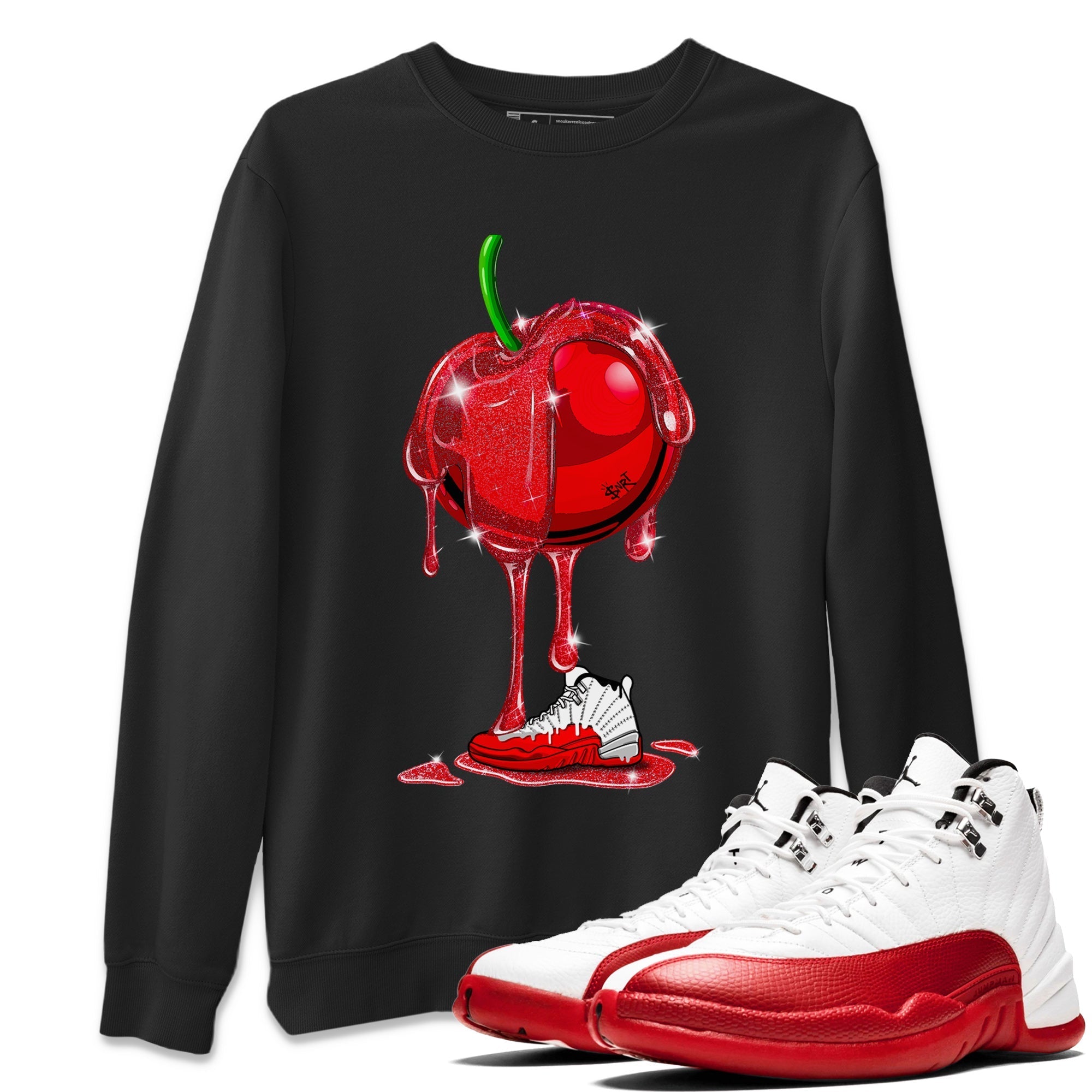 Dripping Cherries Unisex Tops - Air Jordan 12 Cherry