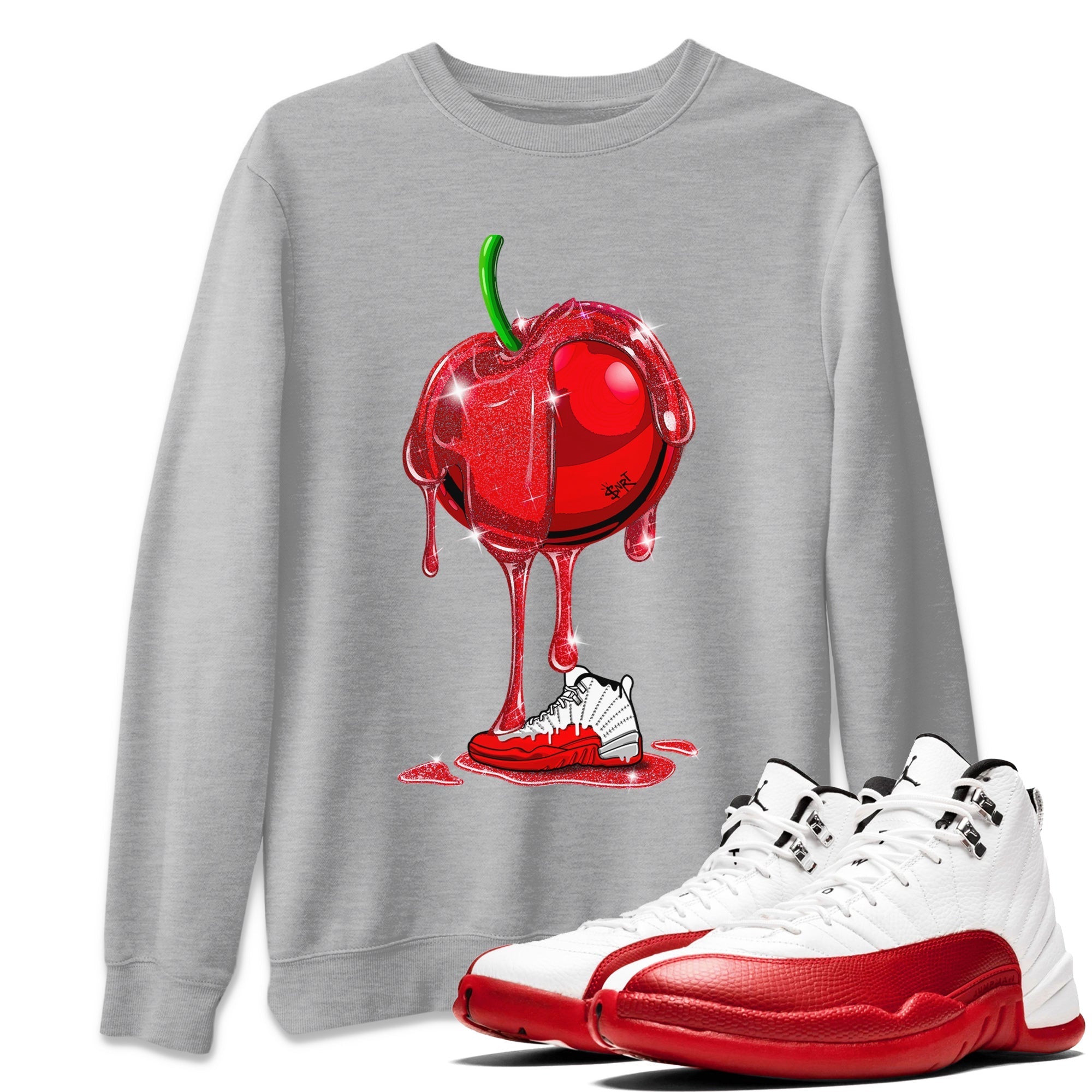 Dripping Cherries Unisex Tops - Air Jordan 12 Cherry