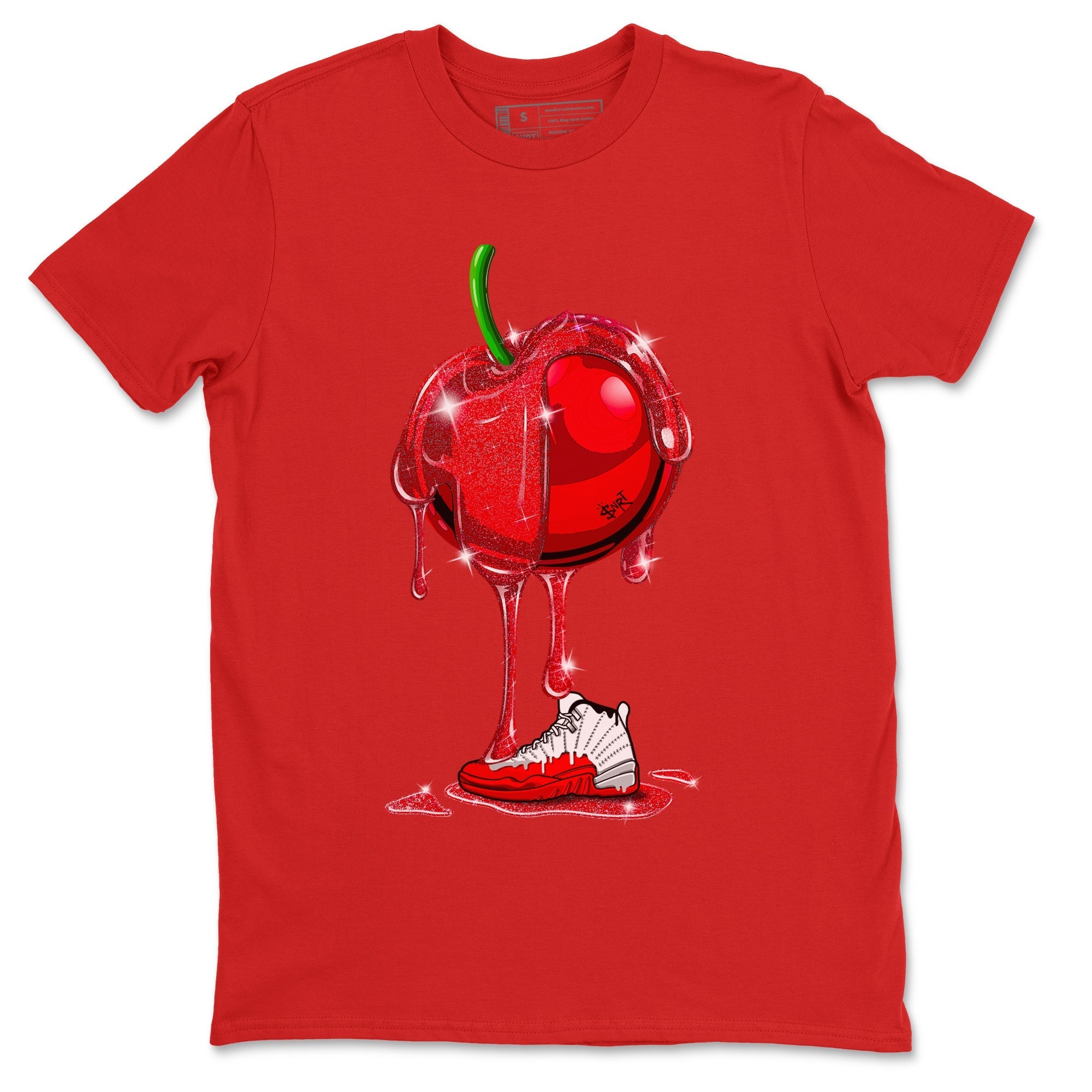 Dripping Cherries Unisex Tops - Air Jordan 12 Cherry