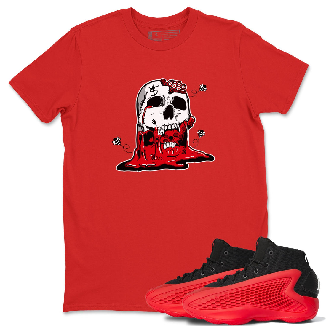 Dripping Honey Skullhead Sneaker Tees - AE 1 Bred
