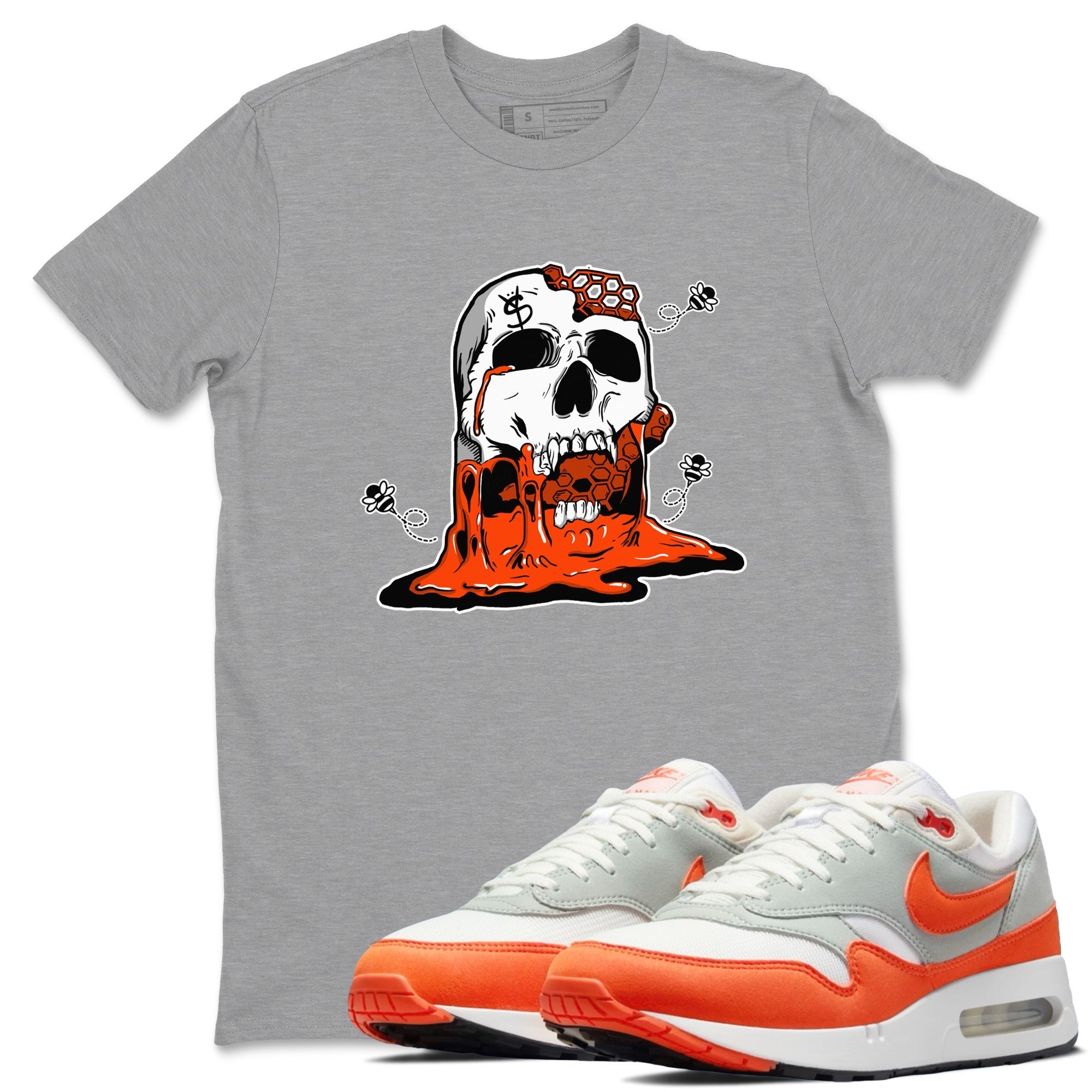 Dripping Honey Skullhead Sneaker Tees - Air Max 1 Cosmic Clay