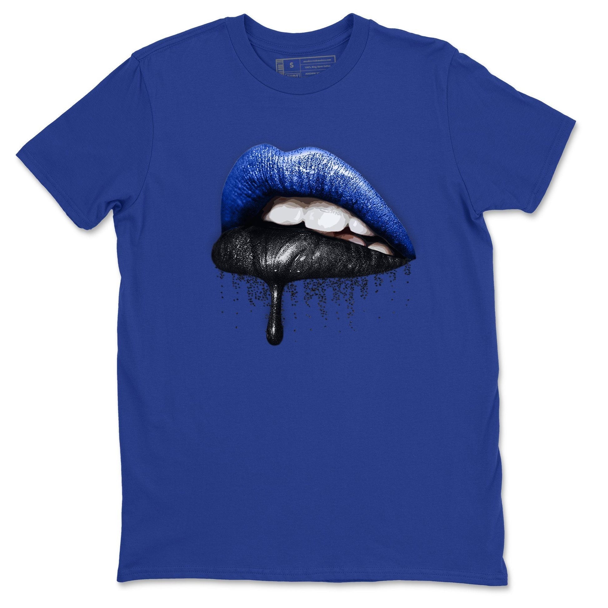 Dripping Lips Unisex Tops - Air Jordan 1 Royal Black