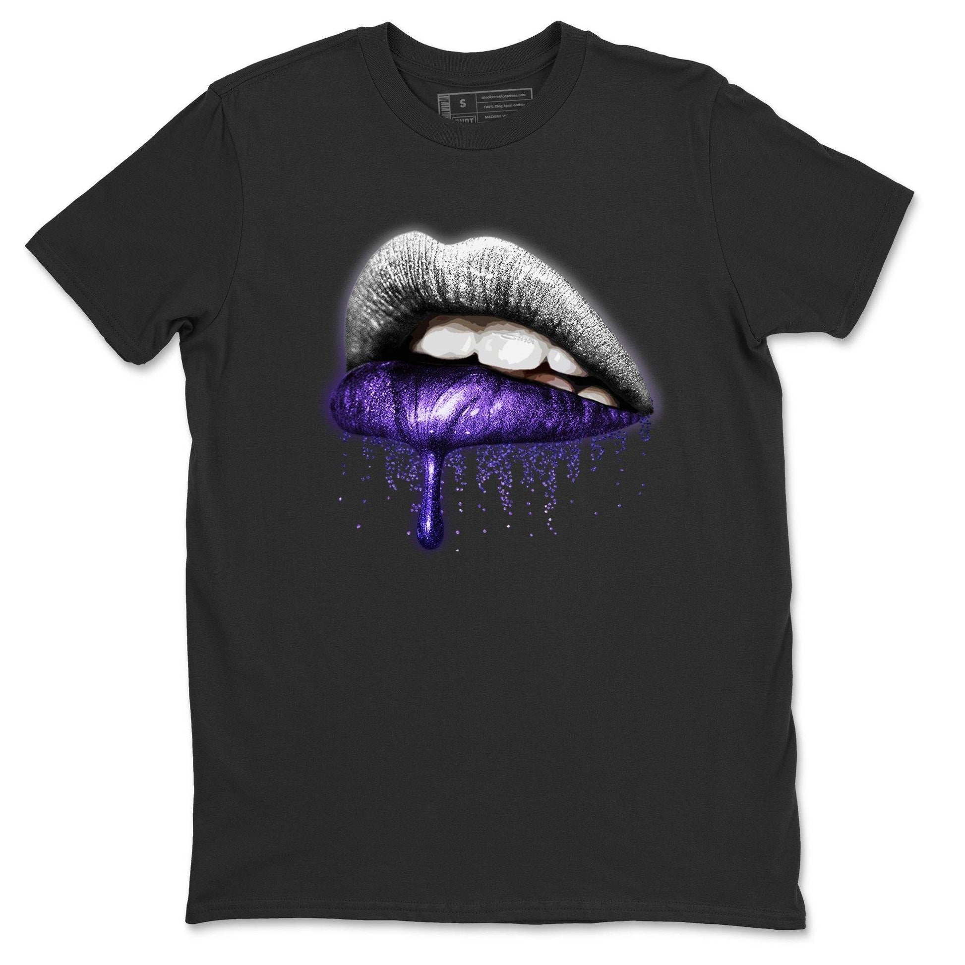 Dripping Lips Unisex Tops - Air Jordan 1 WMNS Court Purple