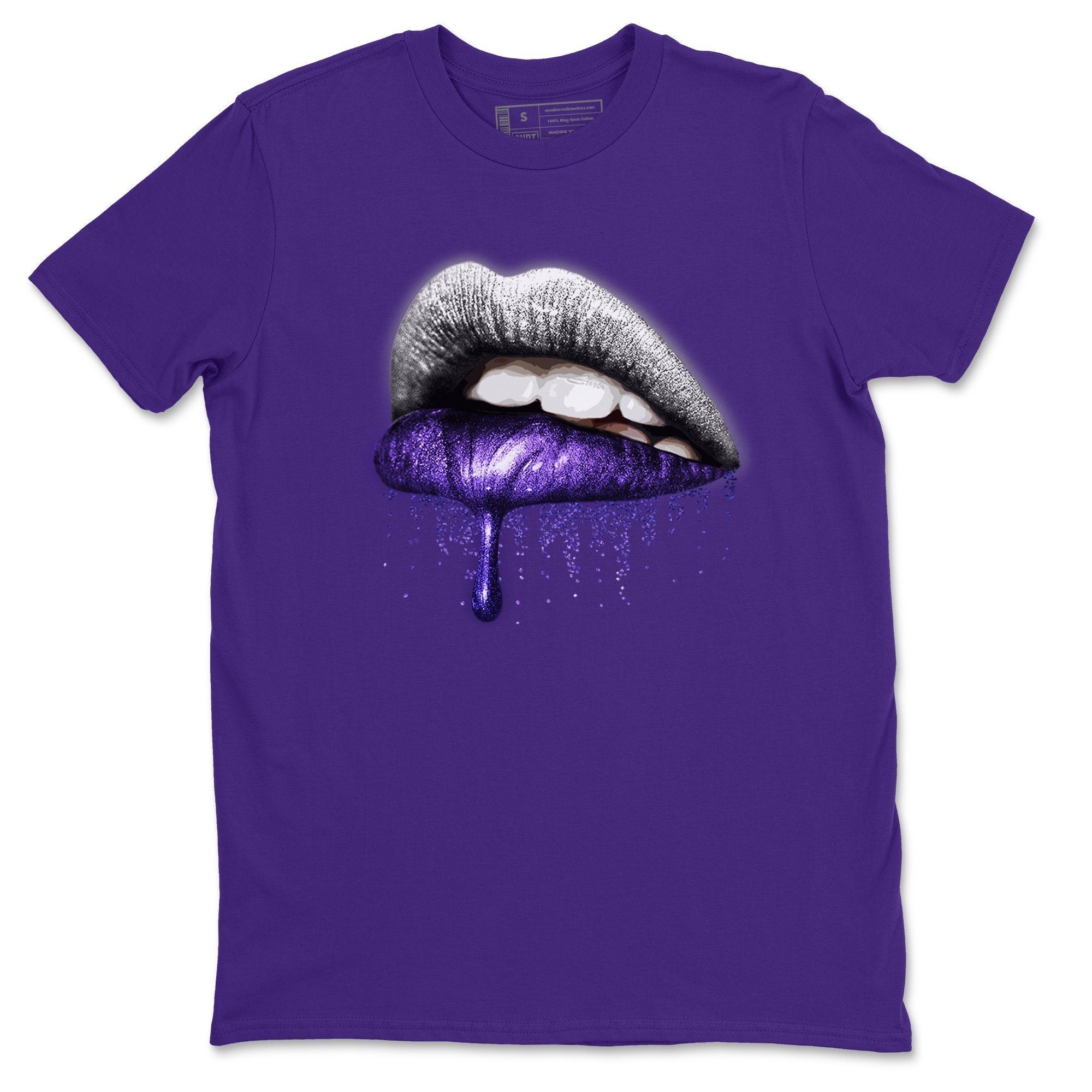 Dripping Lips Unisex Tops - Air Jordan 1 WMNS Court Purple