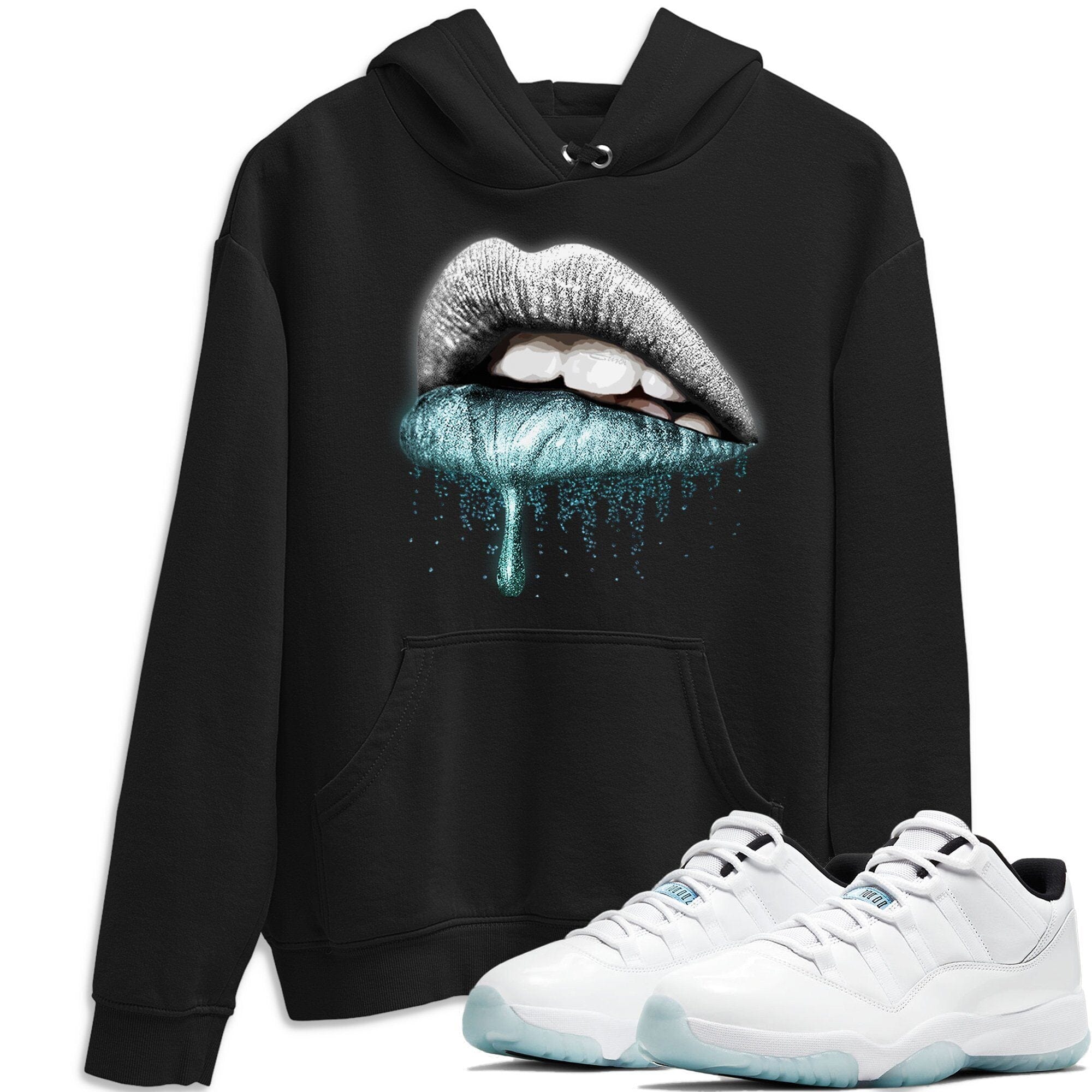 Dripping Lips Unisex Tops - Air Jordan 11 Legend Blue