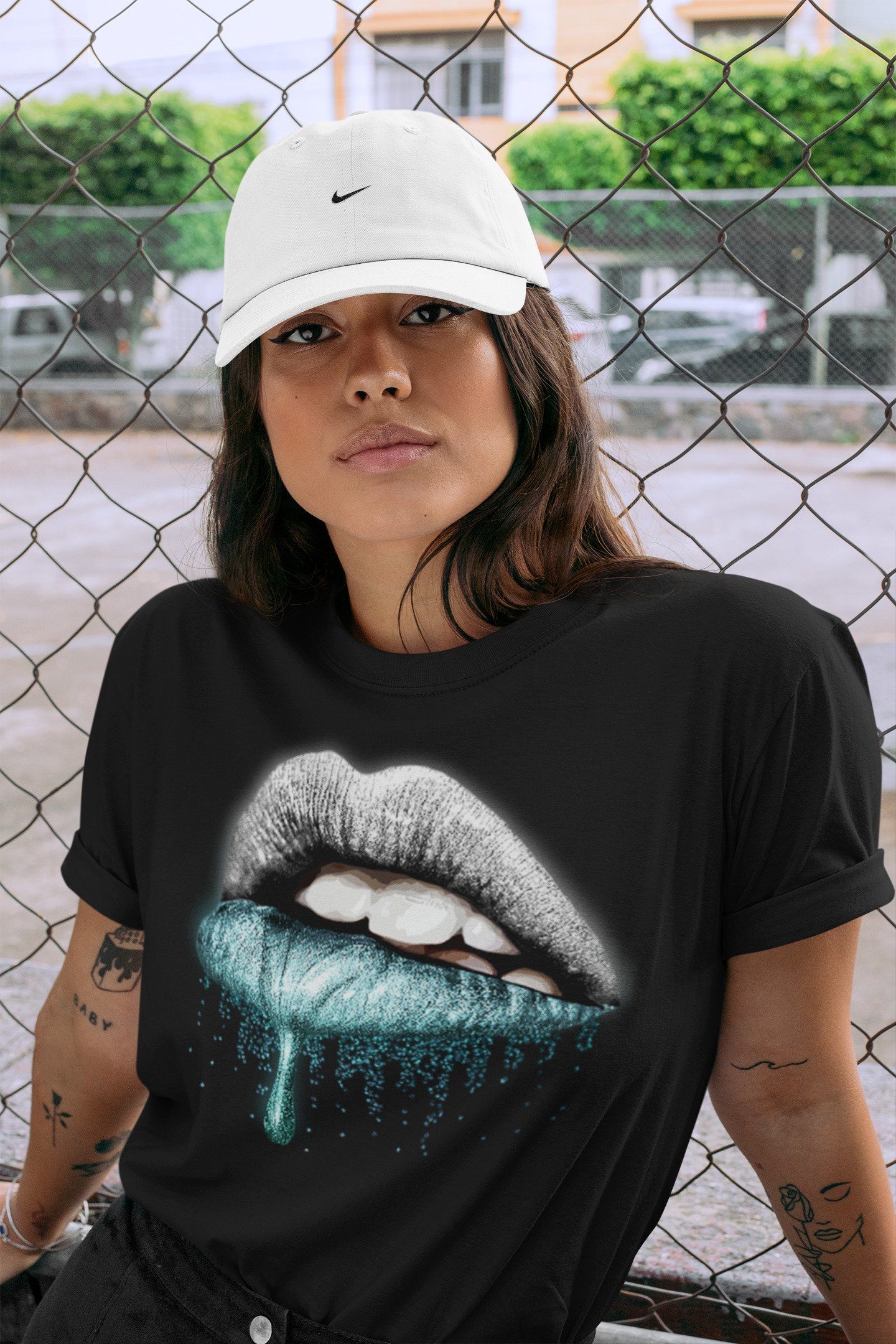 Dripping Lips Unisex Tops - Air Jordan 11 Legend Blue