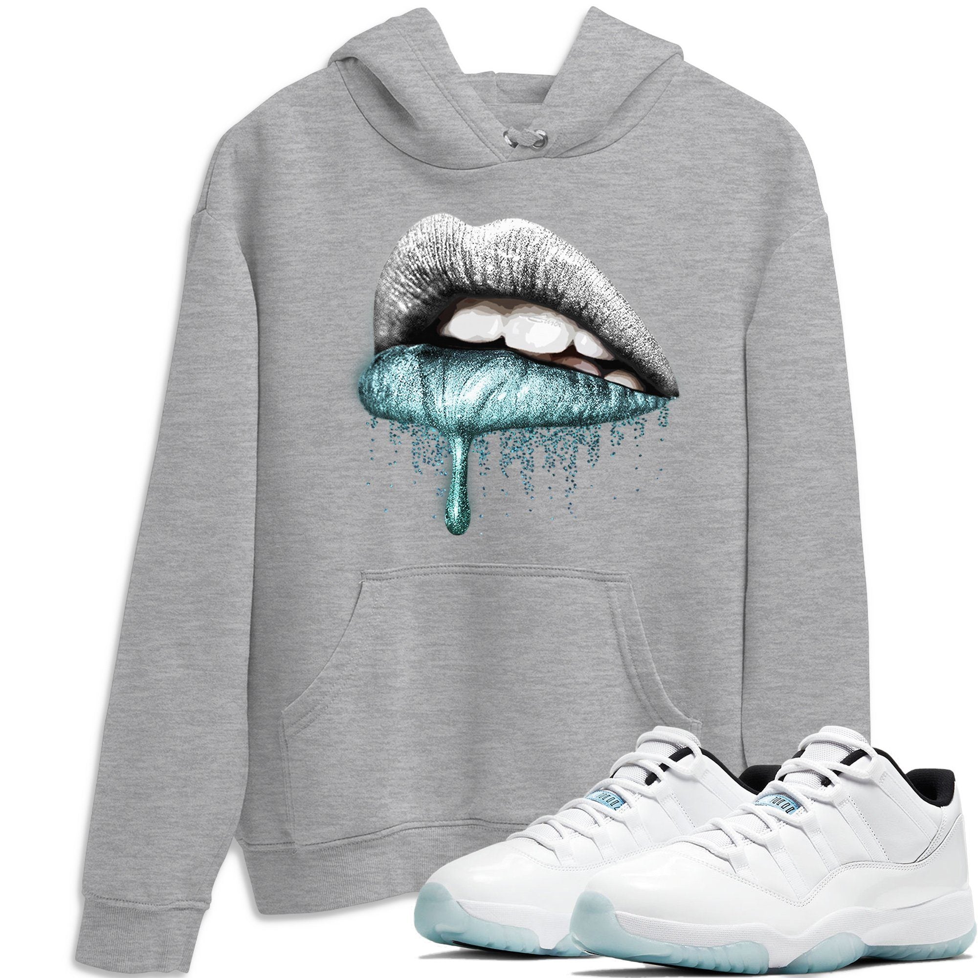 Dripping Lips Unisex Tops - Air Jordan 11 Legend Blue
