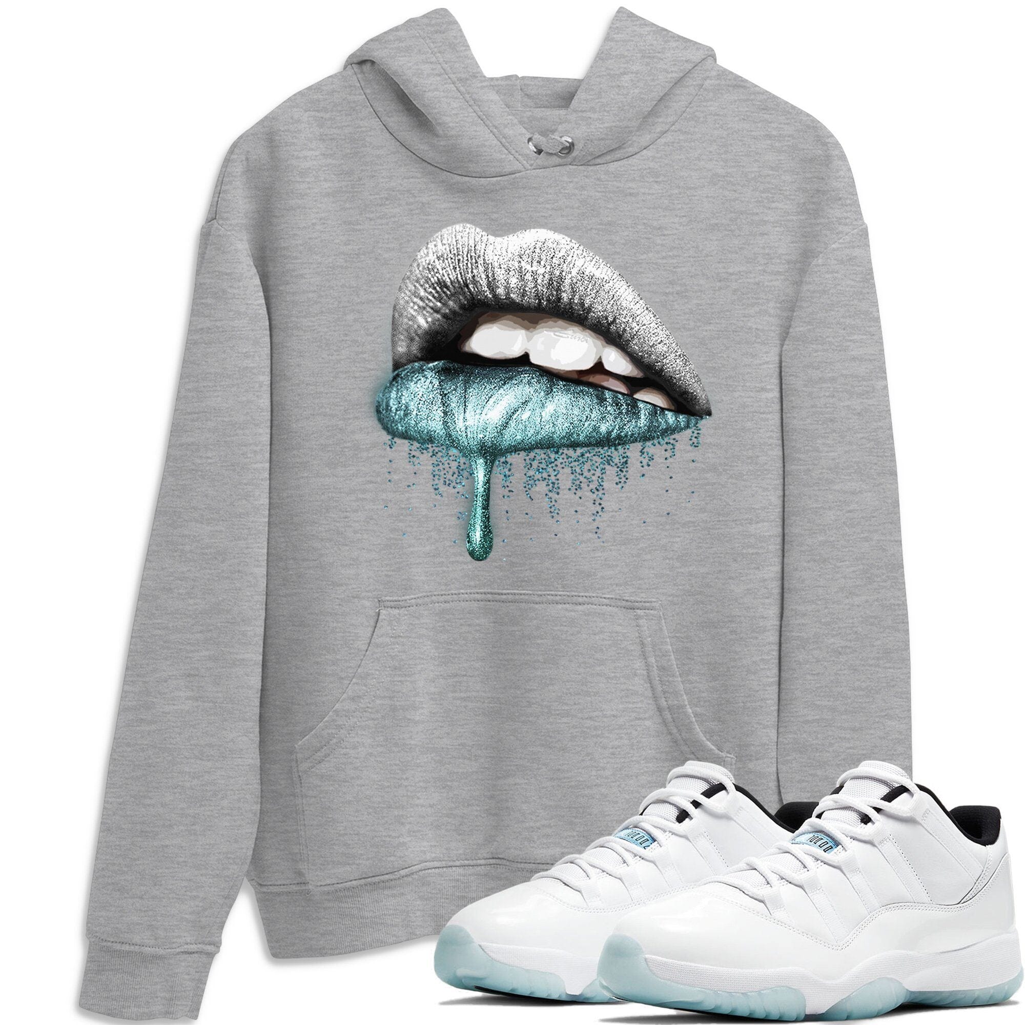 Dripping Lips Unisex Tops - Air Jordan 11 Legend Blue