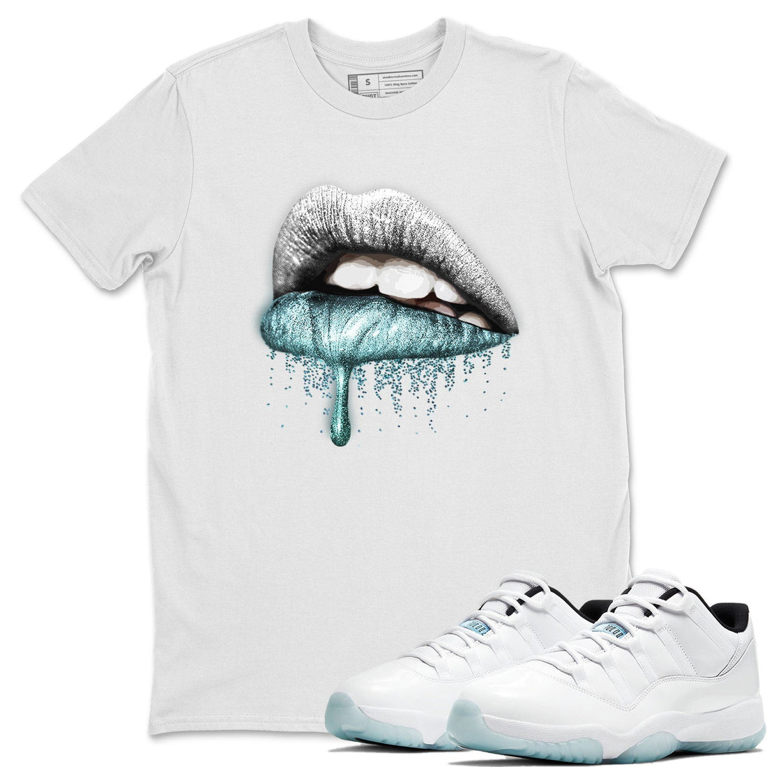 Dripping Lips Unisex Tops - Air Jordan 11 Legend Blue