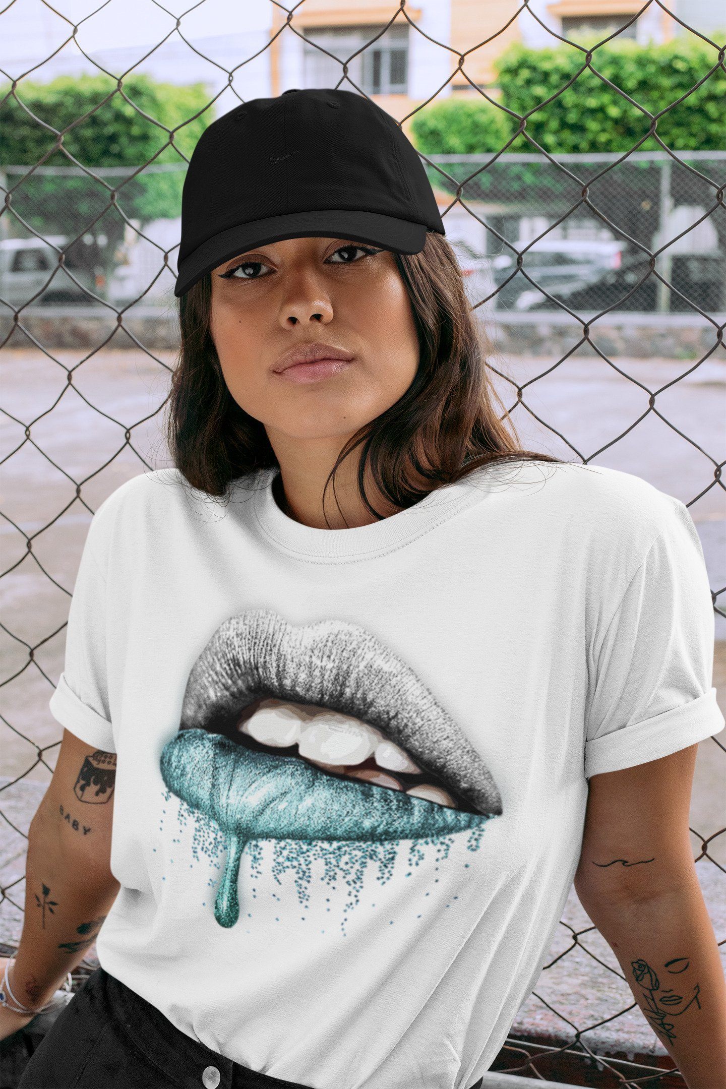 Dripping Lips Unisex Tops - Air Jordan 11 Legend Blue