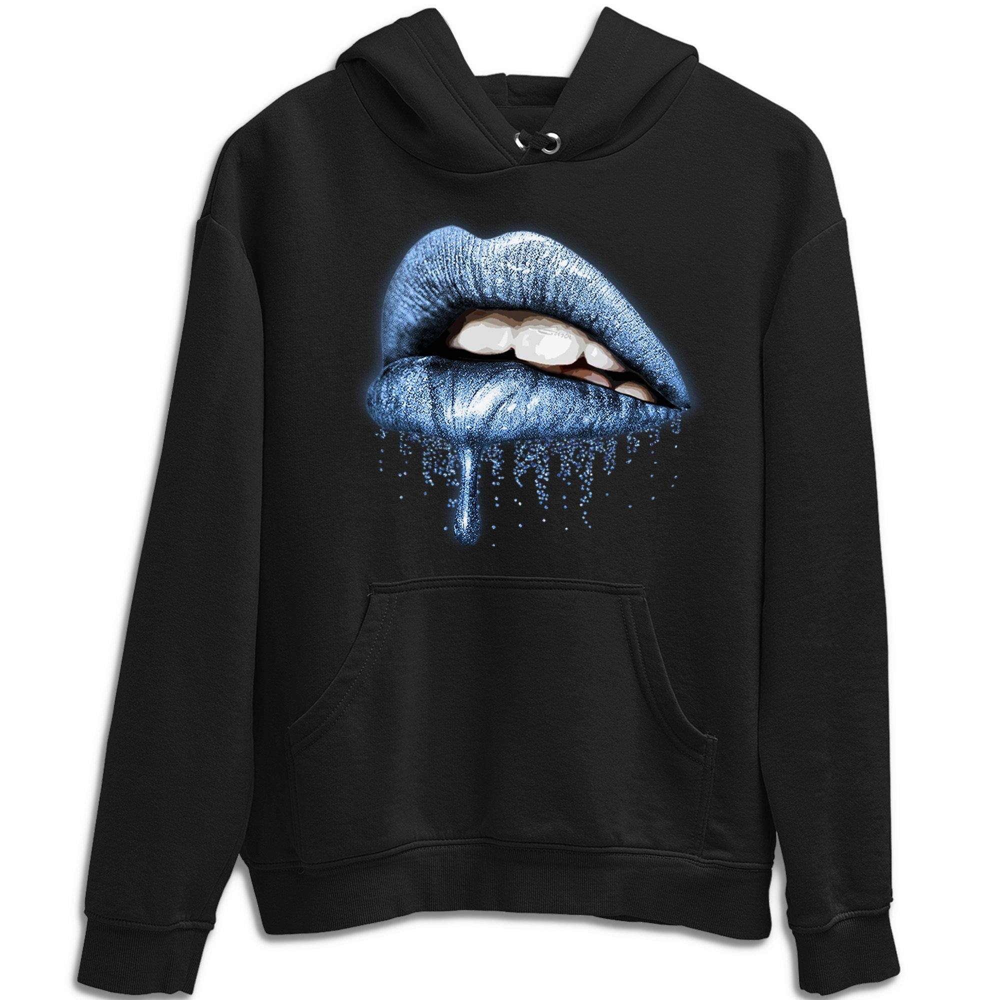 Dripping Lips Unisex Tops - Air Jordan 1 University Blue