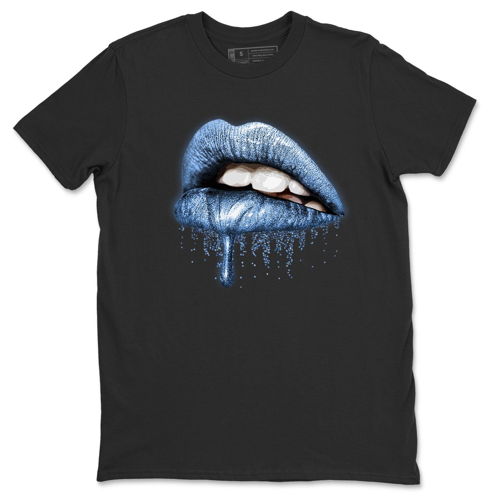 Dripping Lips Unisex Tops - Air Jordan 1 University Blue
