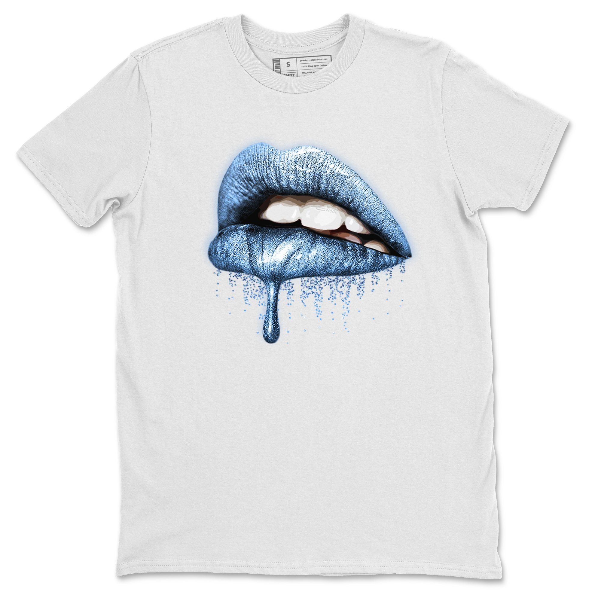 Dripping Lips Unisex Tops - Air Jordan 1 University Blue
