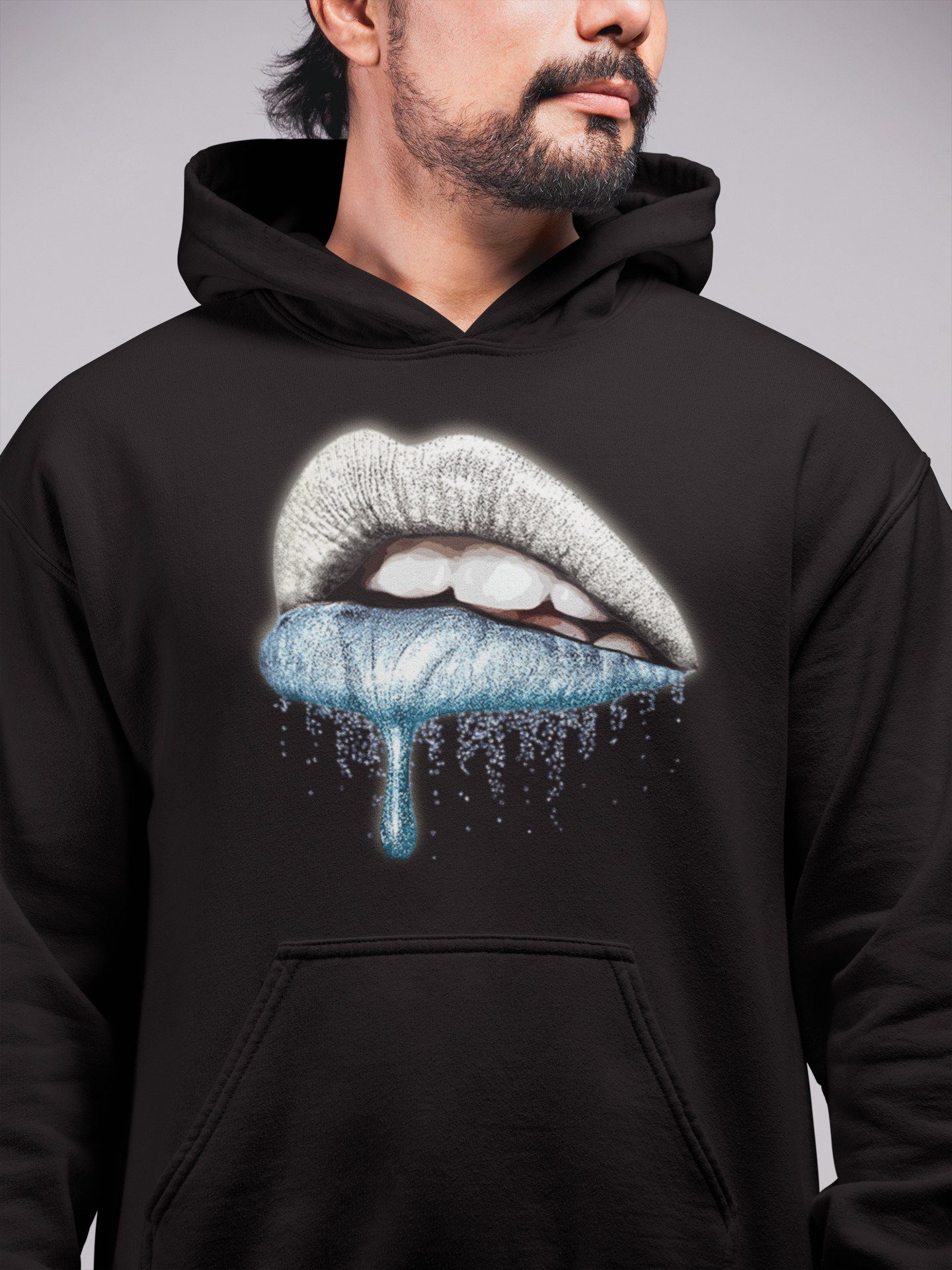 Dripping Lips Unisex Tops - Yeezy 350 Mono Ice