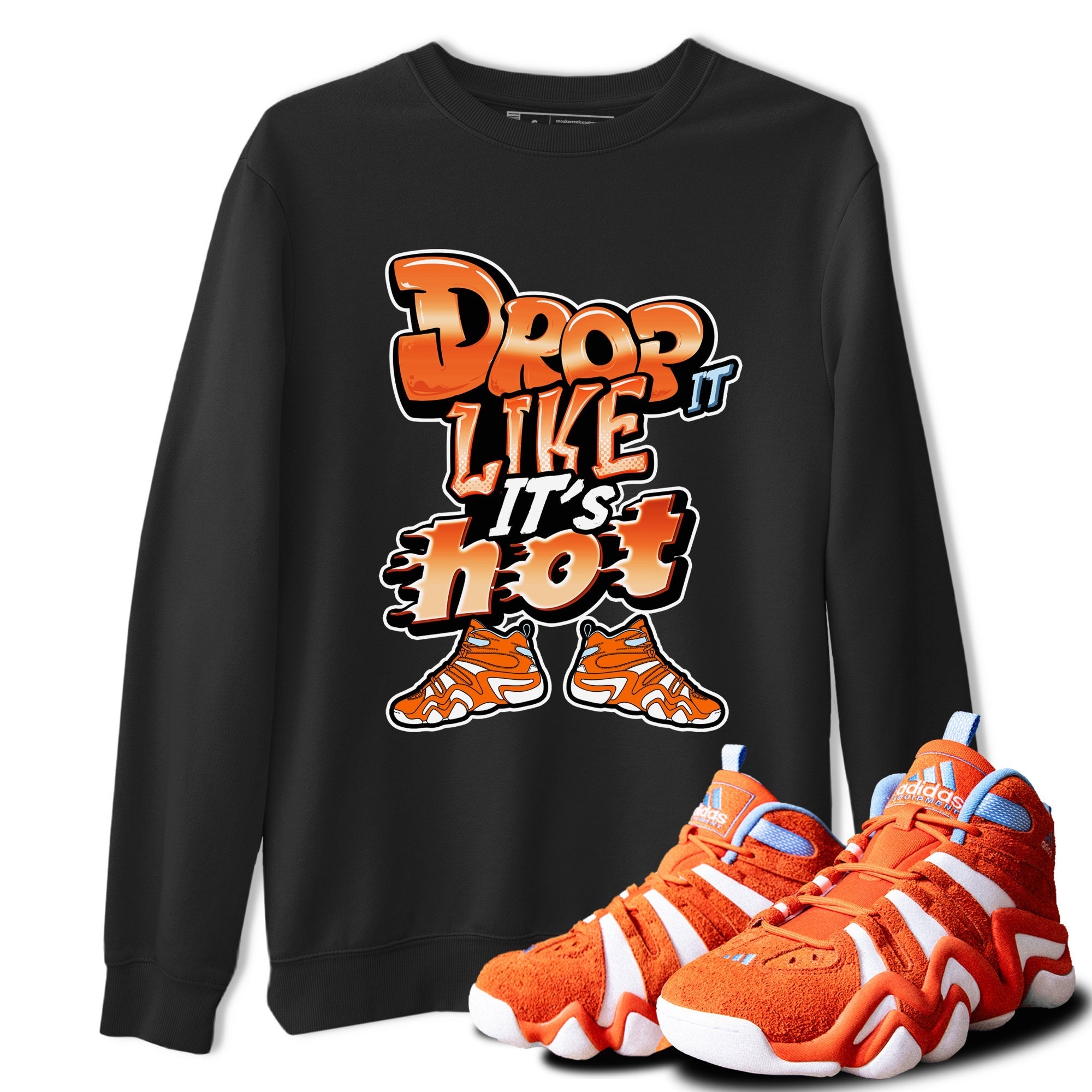 Drop It Like It's Hot Sneaker Tee - Crazy 8 Team Orange