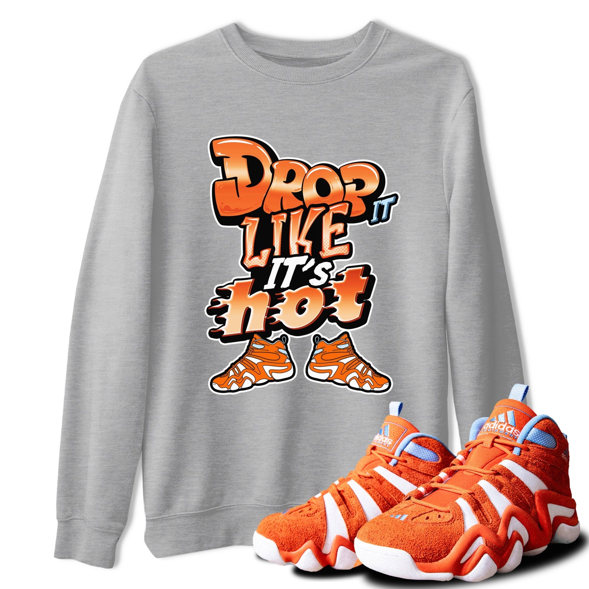 Drop It Like It's Hot Sneaker Tee - Crazy 8 Team Orange