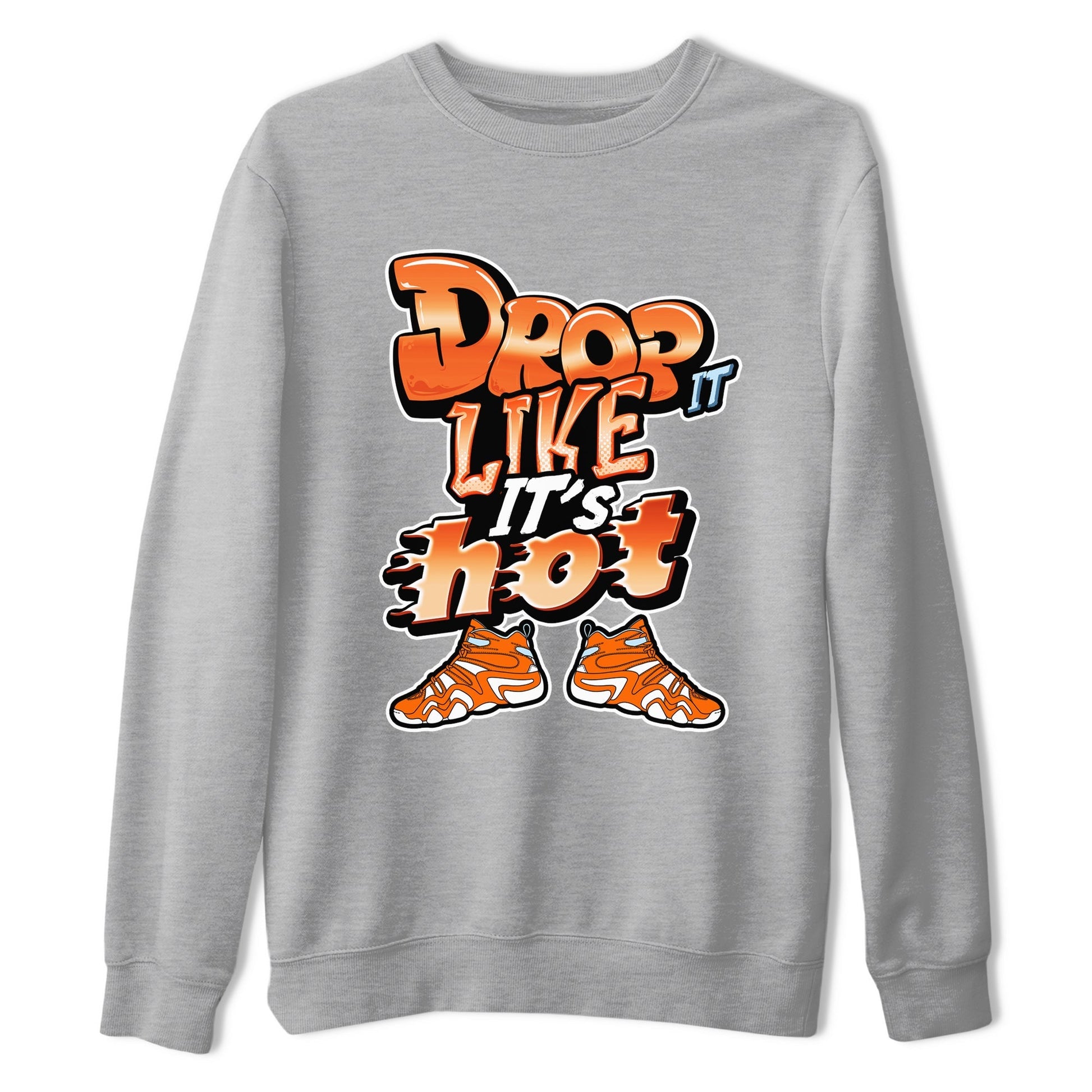 Drop It Like It's Hot Sneaker Tee - Crazy 8 Team Orange