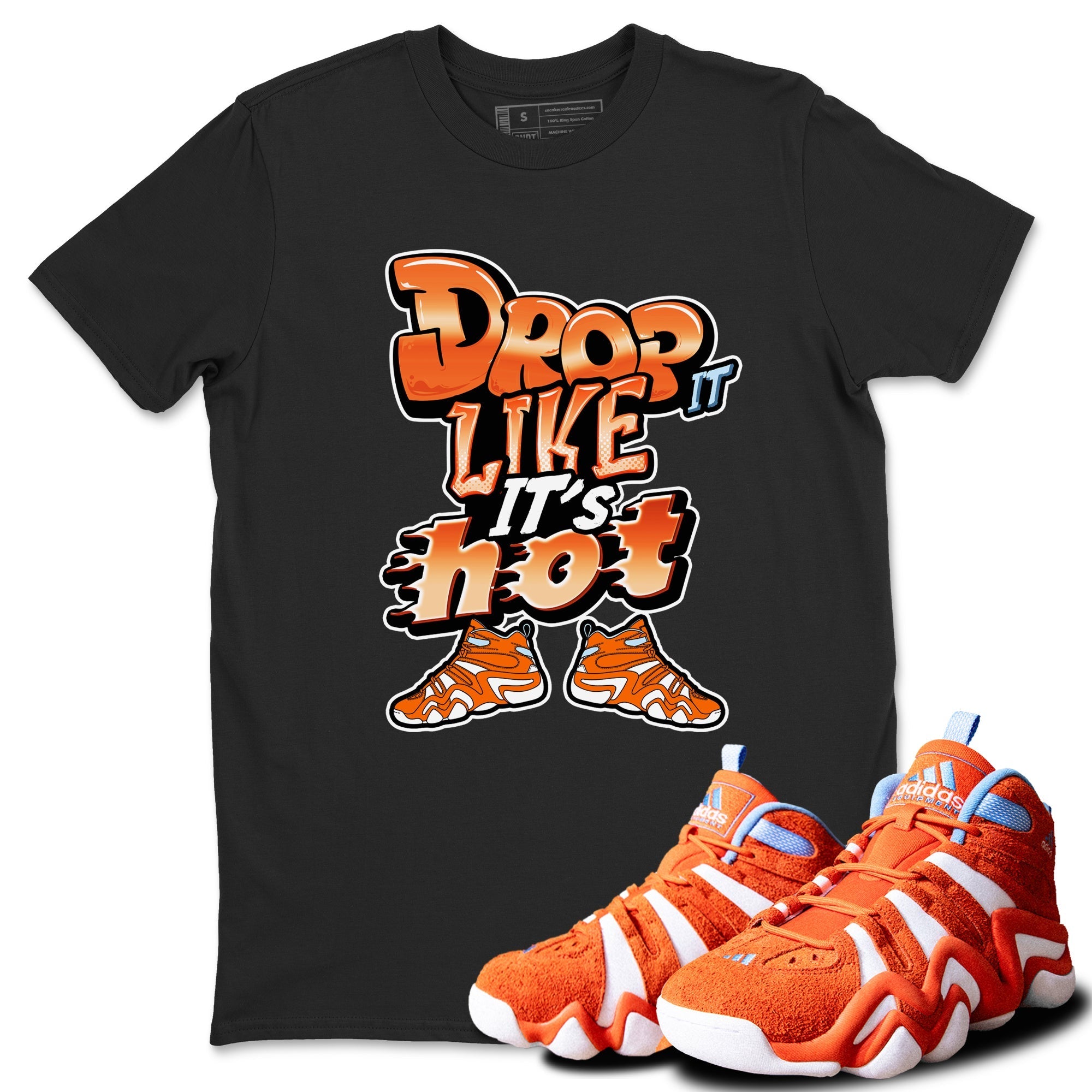 Drop It Like It's Hot Sneaker Tee - Crazy 8 Team Orange