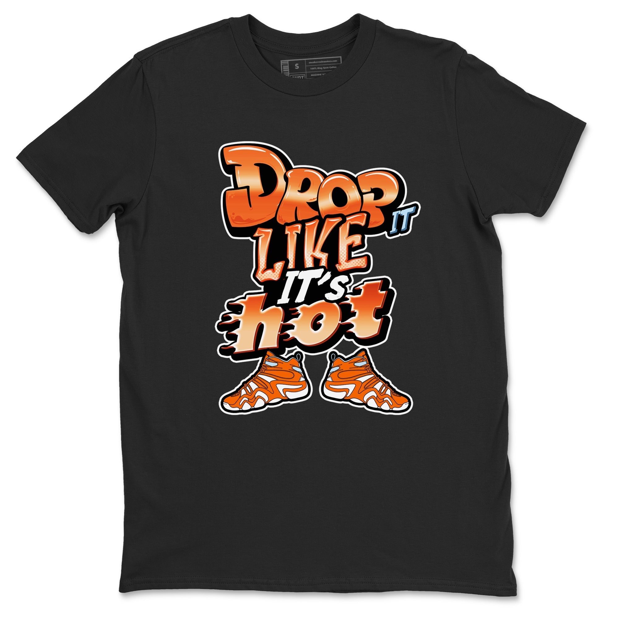 Drop It Like It's Hot Sneaker Tee - Crazy 8 Team Orange