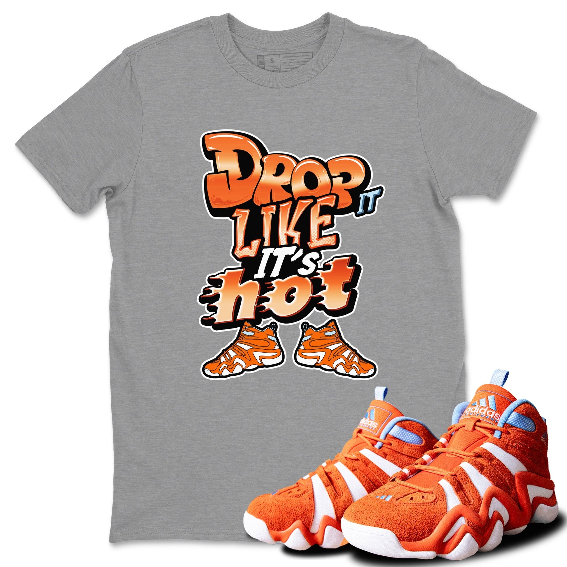 Drop It Like It's Hot Sneaker Tee - Crazy 8 Team Orange