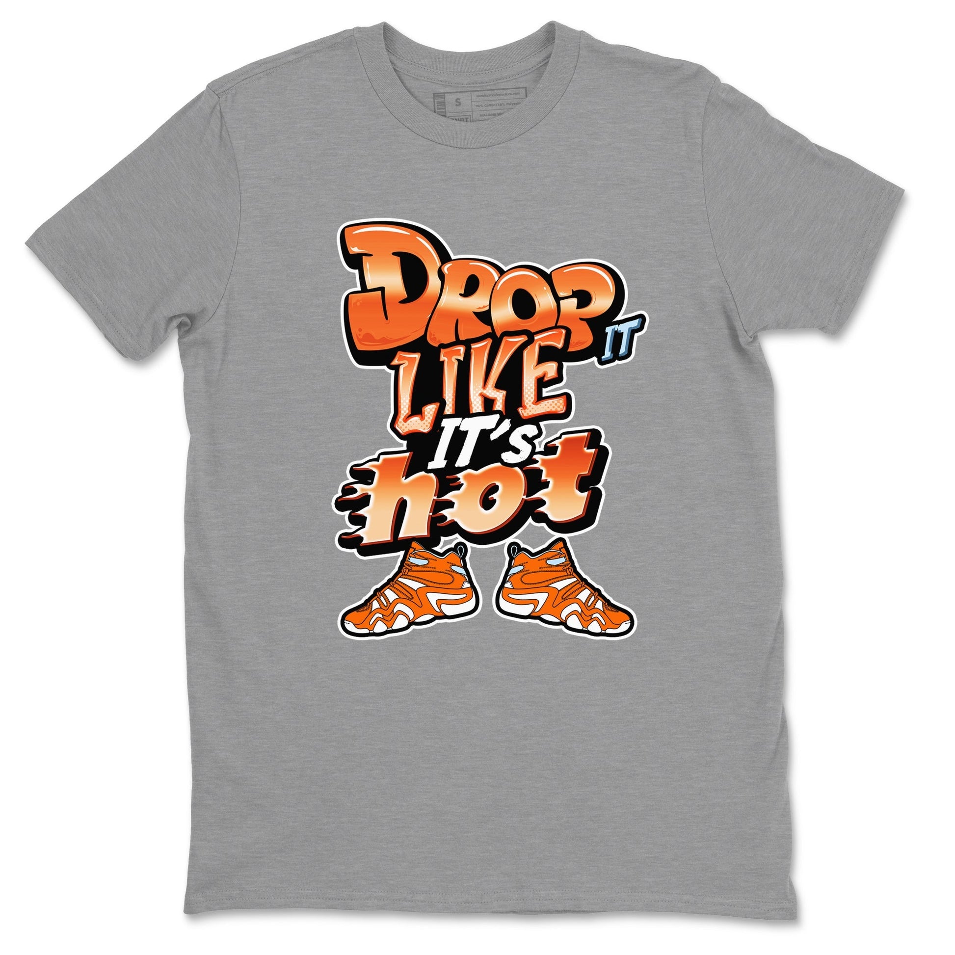 Drop It Like It's Hot Sneaker Tee - Crazy 8 Team Orange