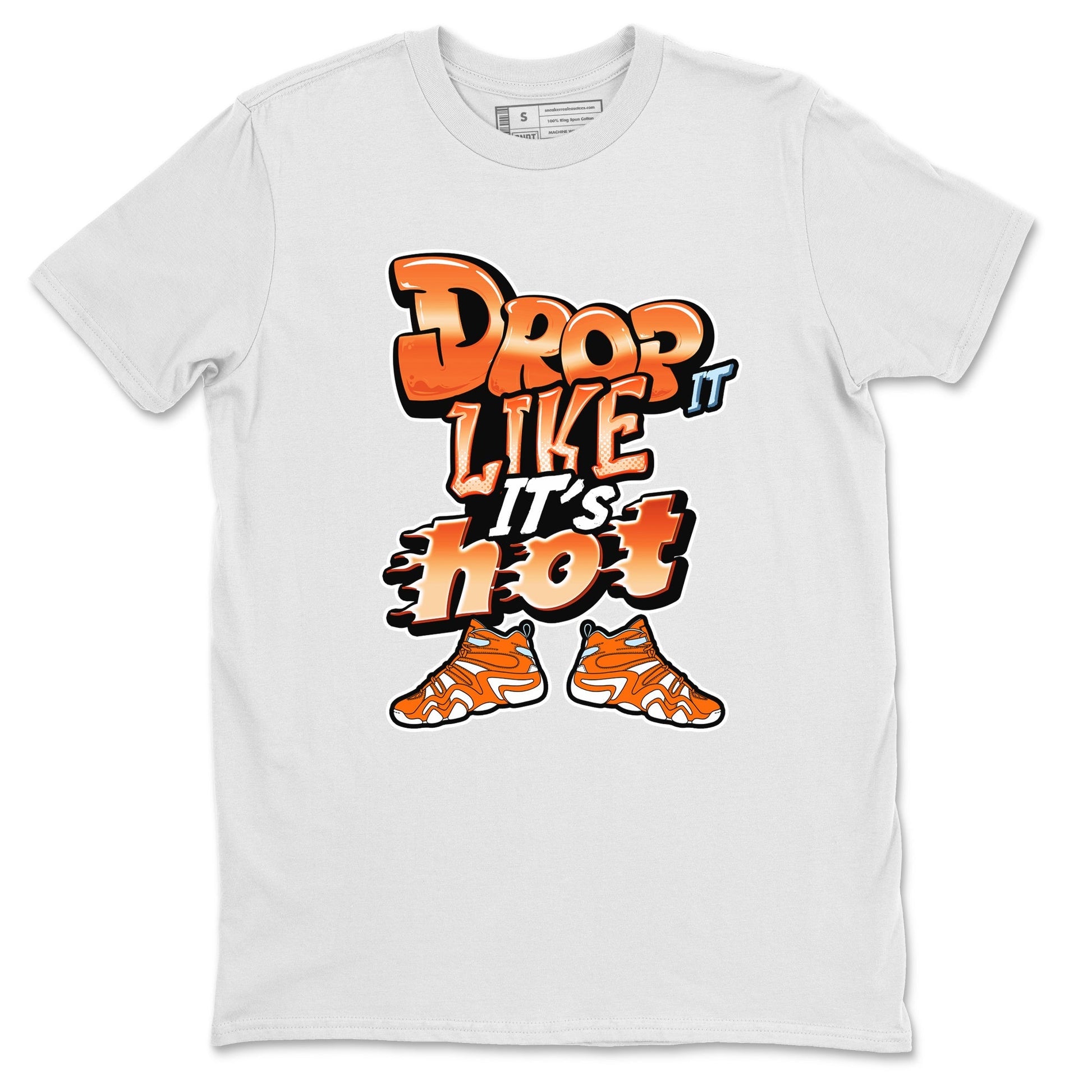 Drop It Like It's Hot Sneaker Tee - Crazy 8 Team Orange