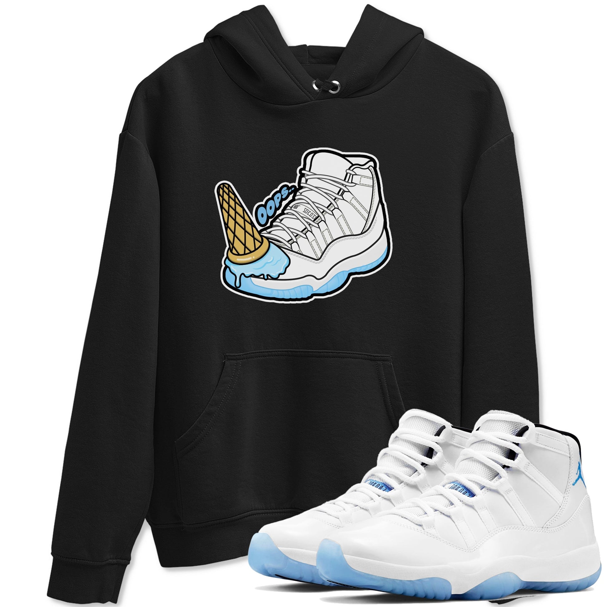 Dropped Ice Cream Sneaker Tees - Air Jordan 11 Legend Blue