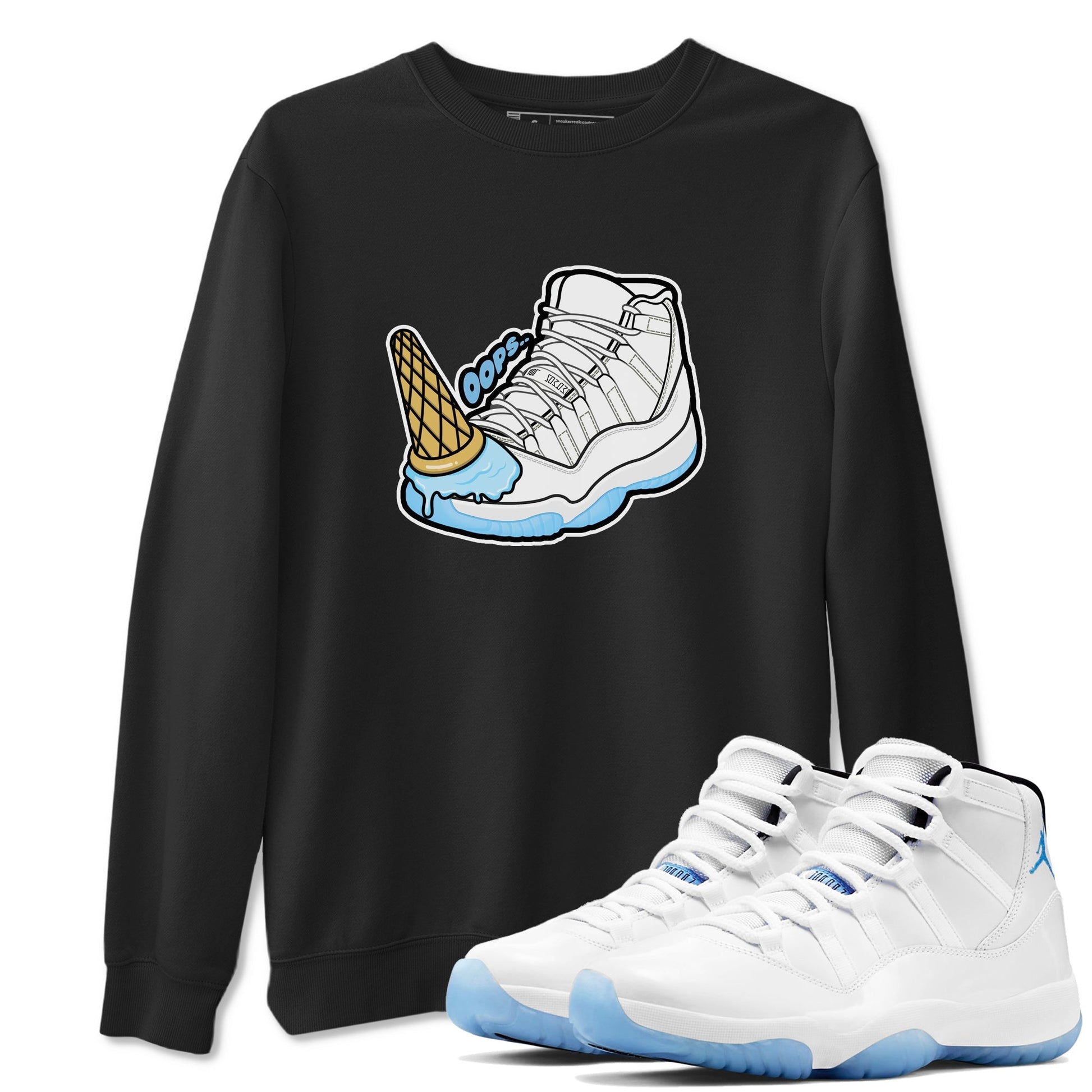 Dropped Ice Cream Sneaker Tees - Air Jordan 11 Legend Blue