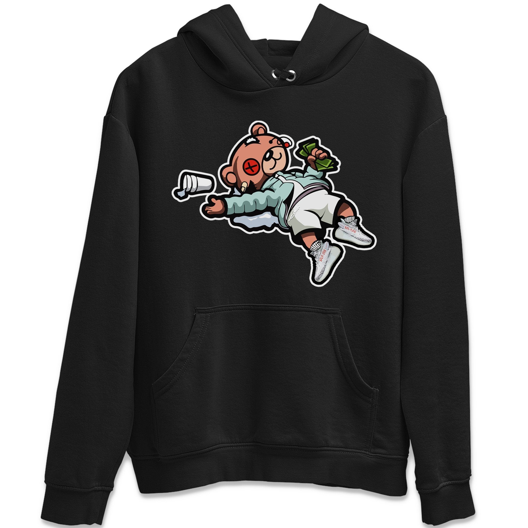 Drunk Teddy Bear Unisex Tops - Yeezy 350 Blue Tint