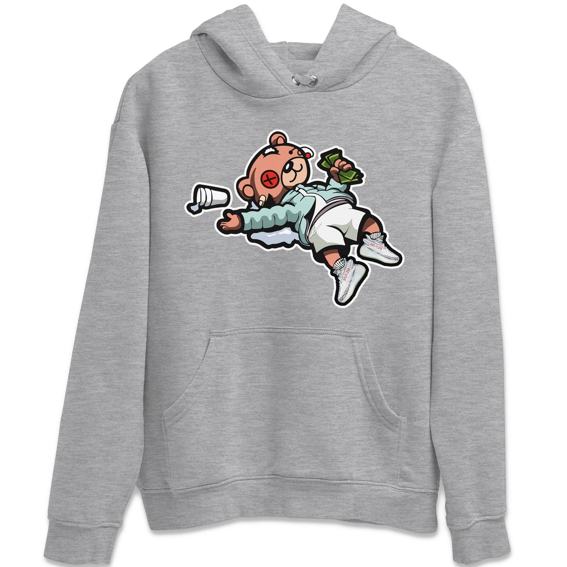 Drunk Teddy Bear Unisex Tops - Yeezy 350 Blue Tint