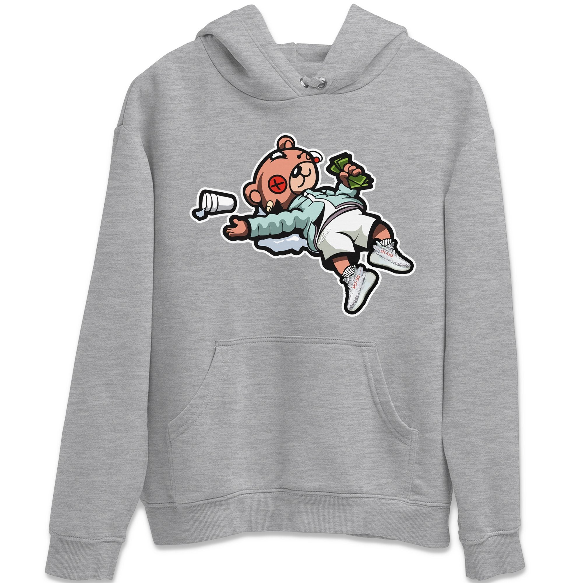 Drunk Teddy Bear Unisex Tops - Yeezy 350 Blue Tint