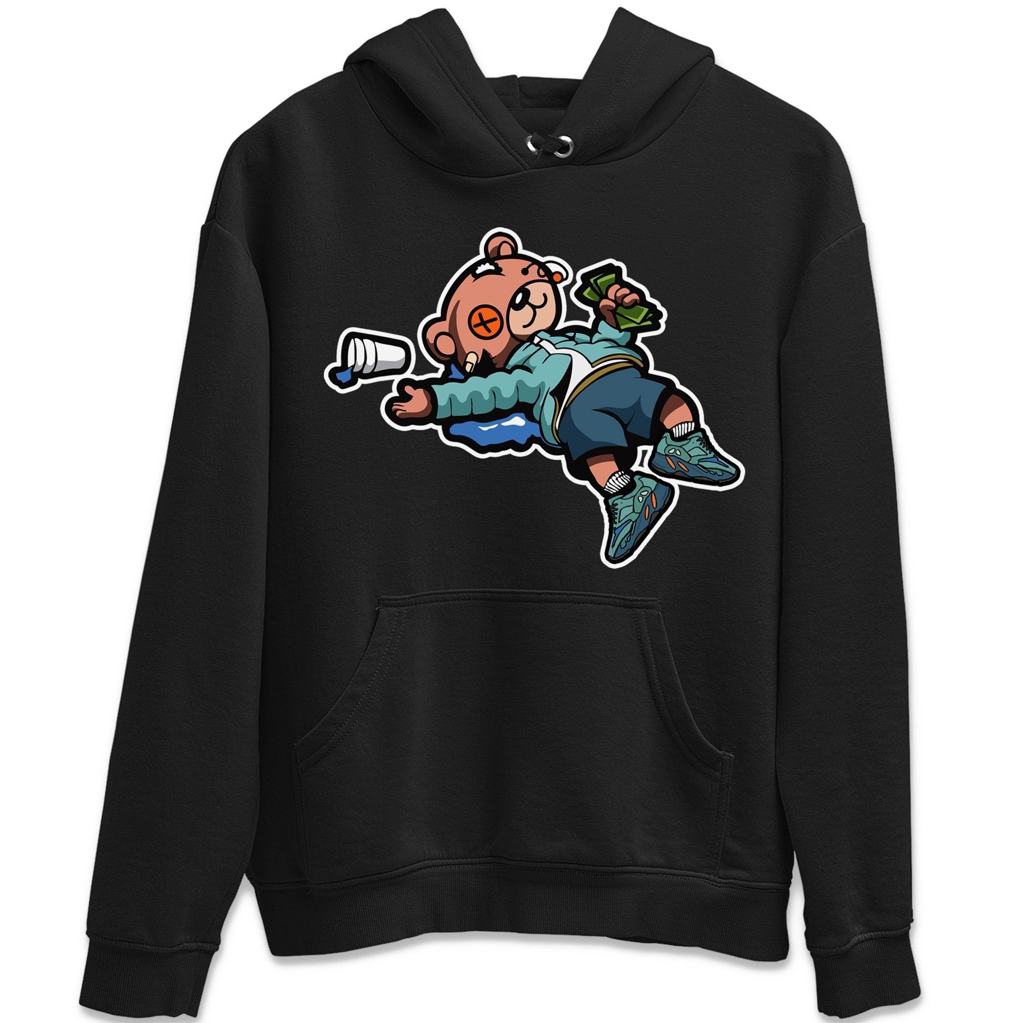 Drunk Teddy Bear Unisex Tops - Yeezy 700 Faded Azure