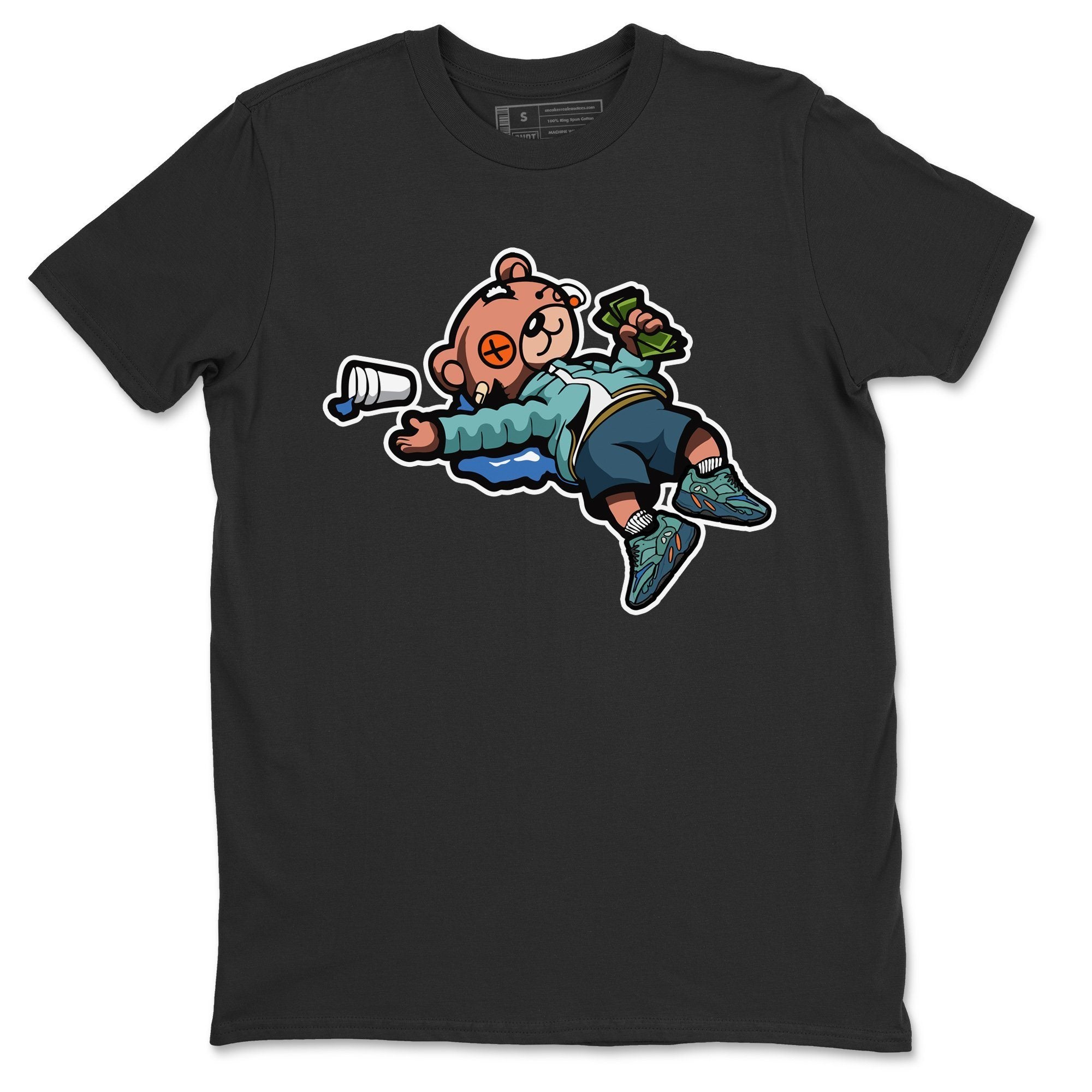 Drunk Teddy Bear Unisex Tops - Yeezy 700 Faded Azure