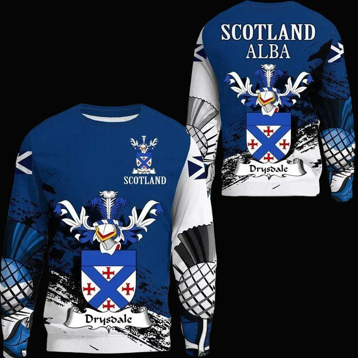 Drysdale Scottish Family Crest Scotland Special Sweater A7 ? Usalast
