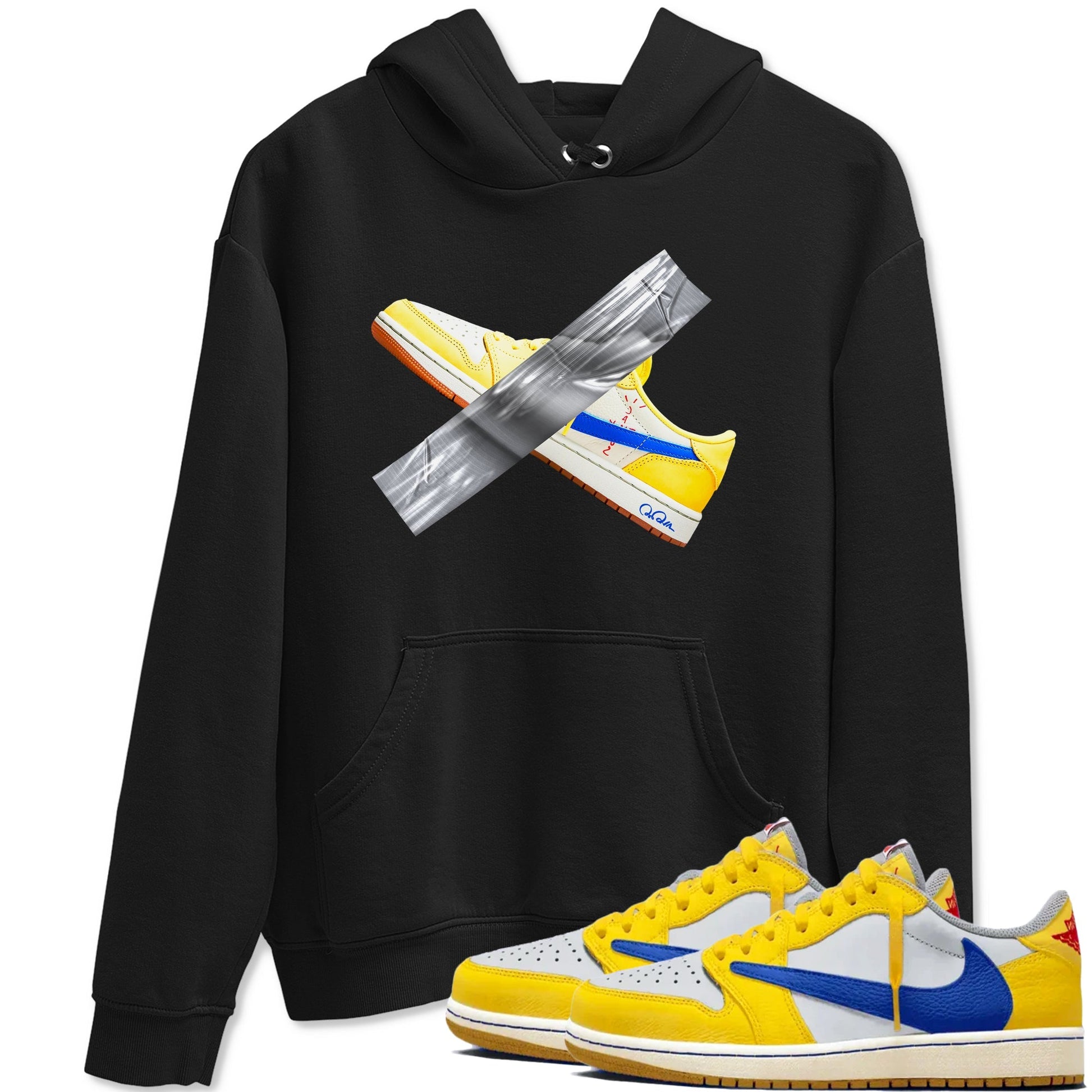 Duct Tape Sneaker Tees - Air Jordan 1 Travis Scott Canary