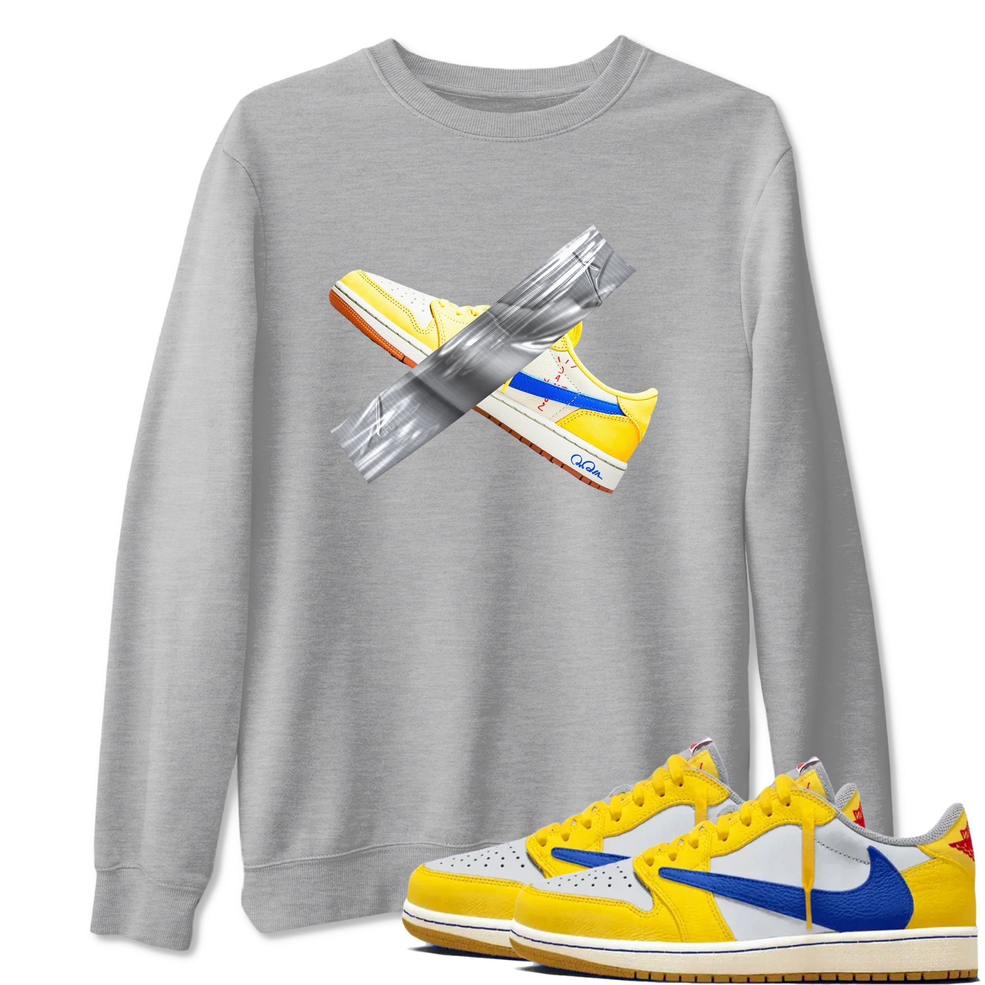 Duct Tape Sneaker Tees - Air Jordan 1 Travis Scott Canary