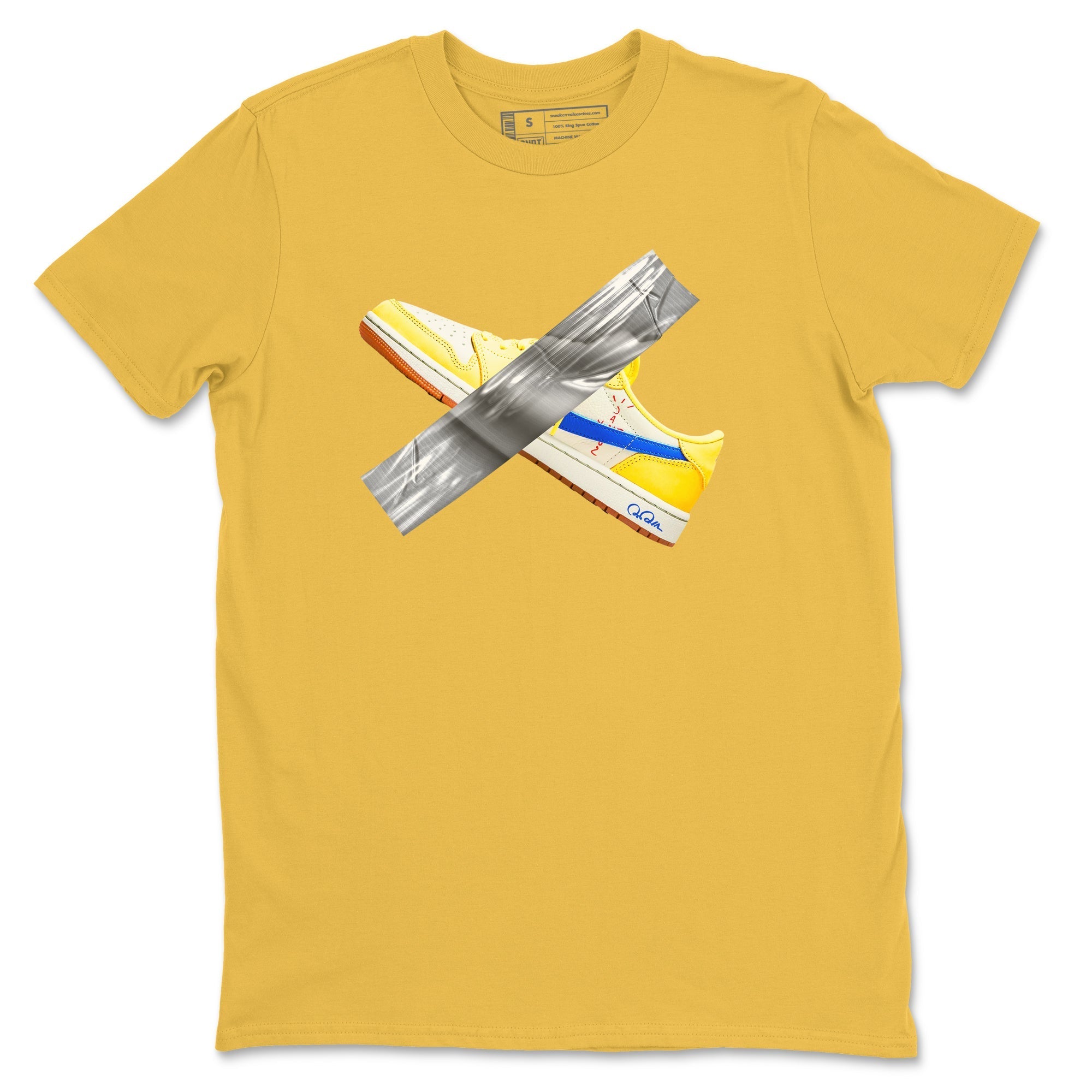 Duct Tape Sneaker Tees - Air Jordan 1 Travis Scott Canary