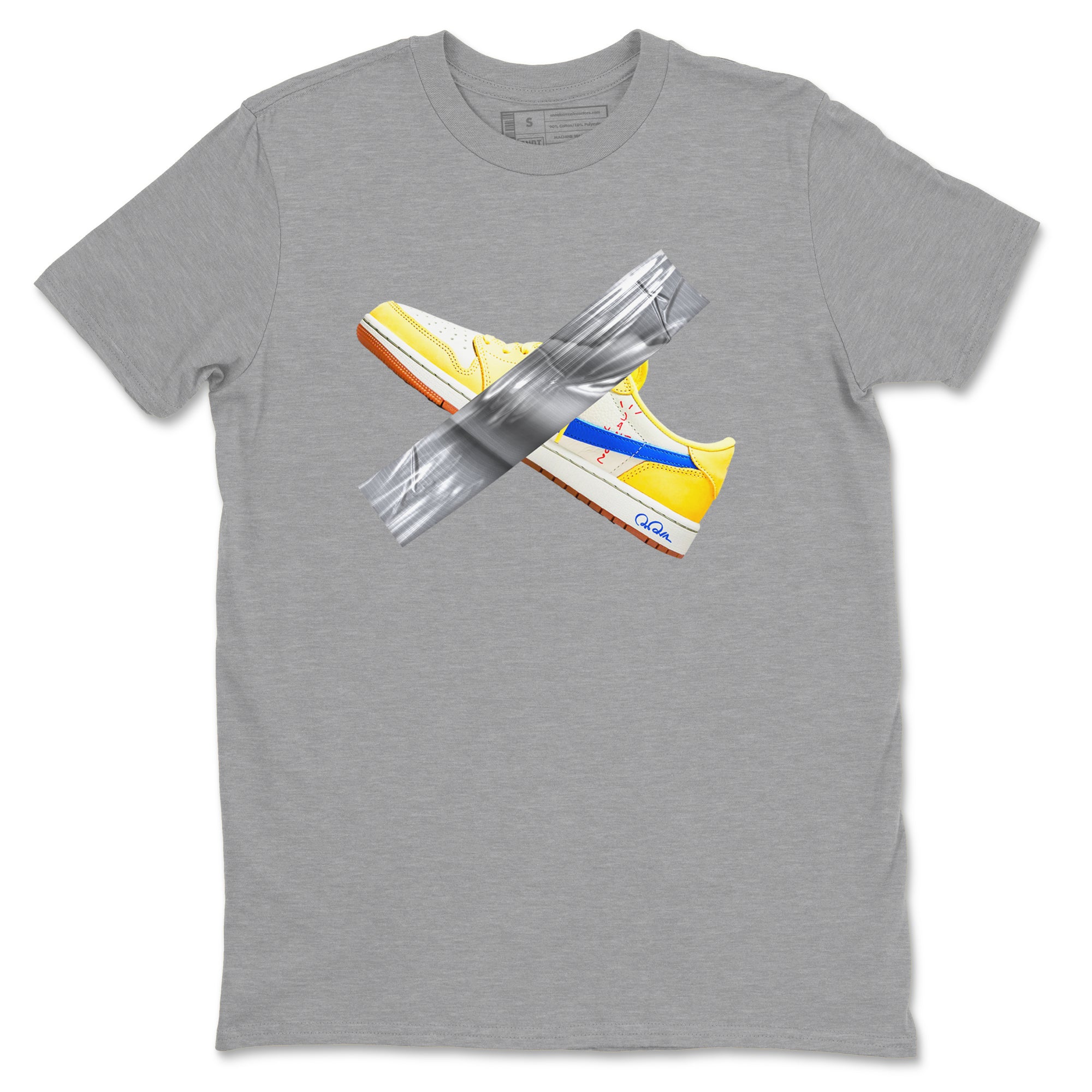 Duct Tape Sneaker Tees - Air Jordan 1 Travis Scott Canary