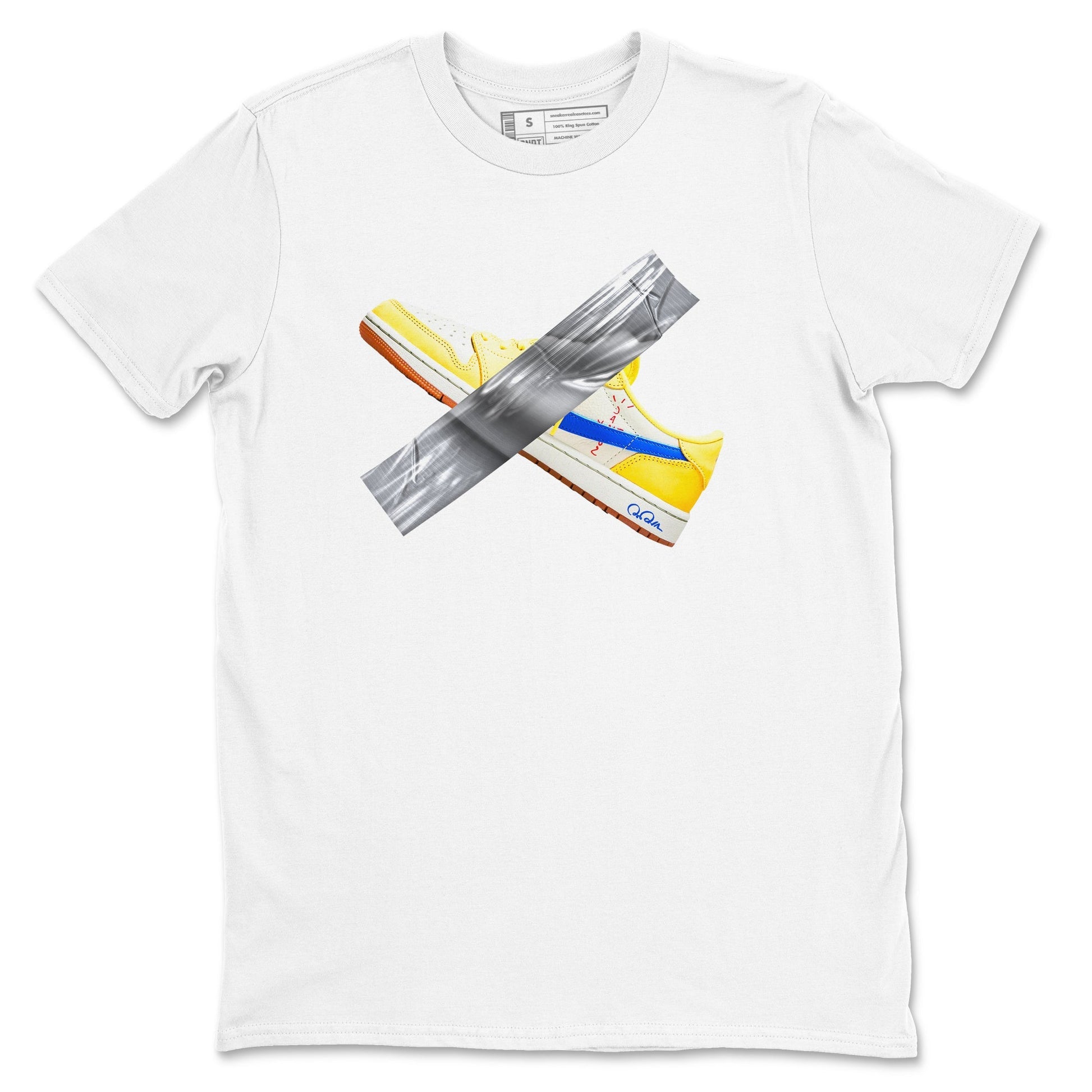 Duct Tape Sneaker Tees - Air Jordan 1 Travis Scott Canary