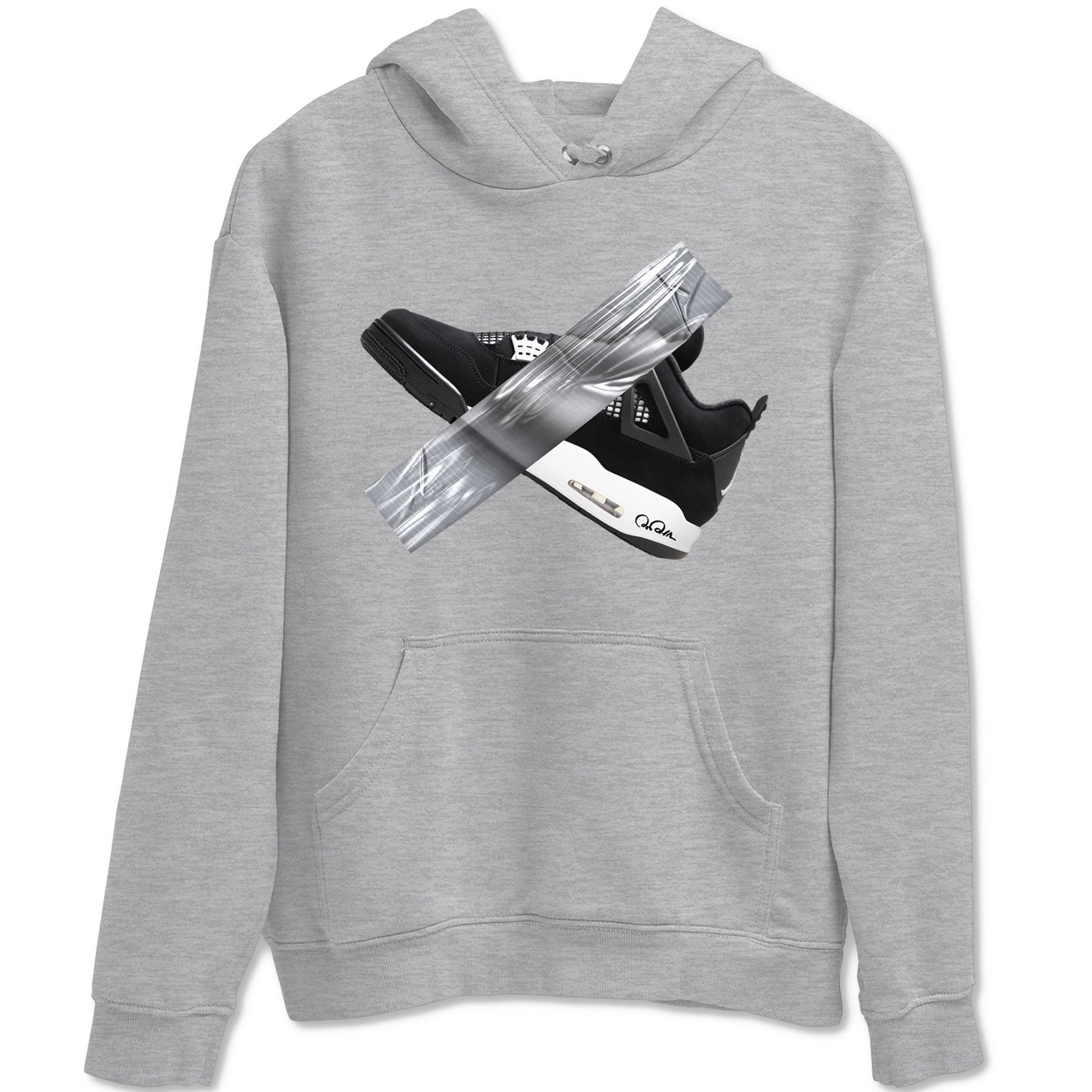 Duct Tape Sneaker Tees - Air Jordan 4 White Thunder
