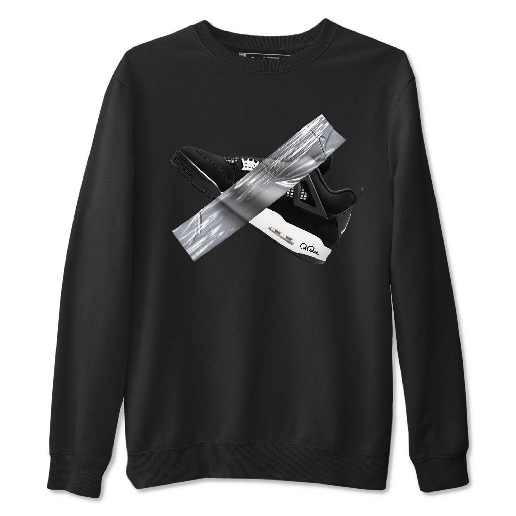 Duct Tape Sneaker Tees - Air Jordan 4 White Thunder