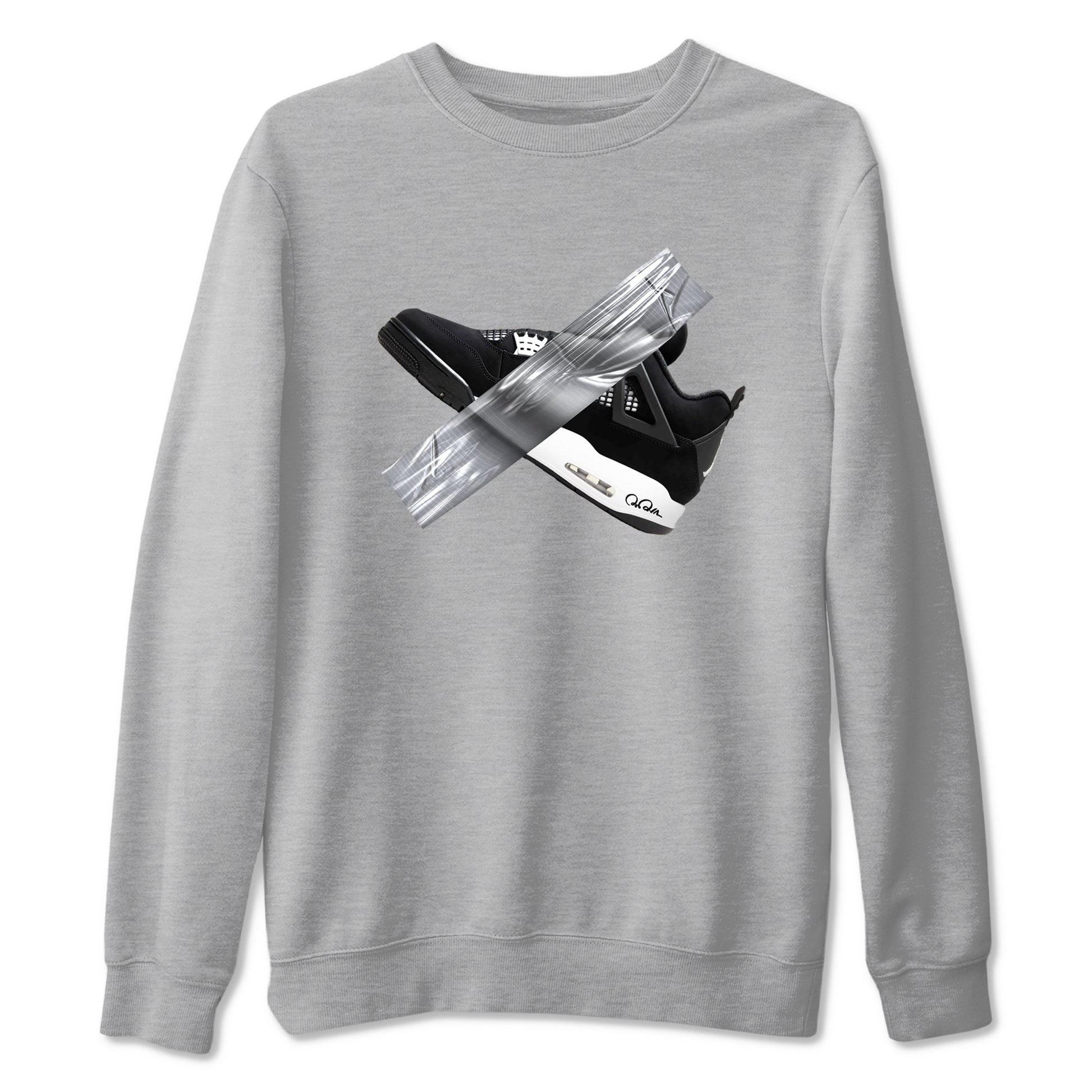 Duct Tape Sneaker Tees - Air Jordan 4 White Thunder
