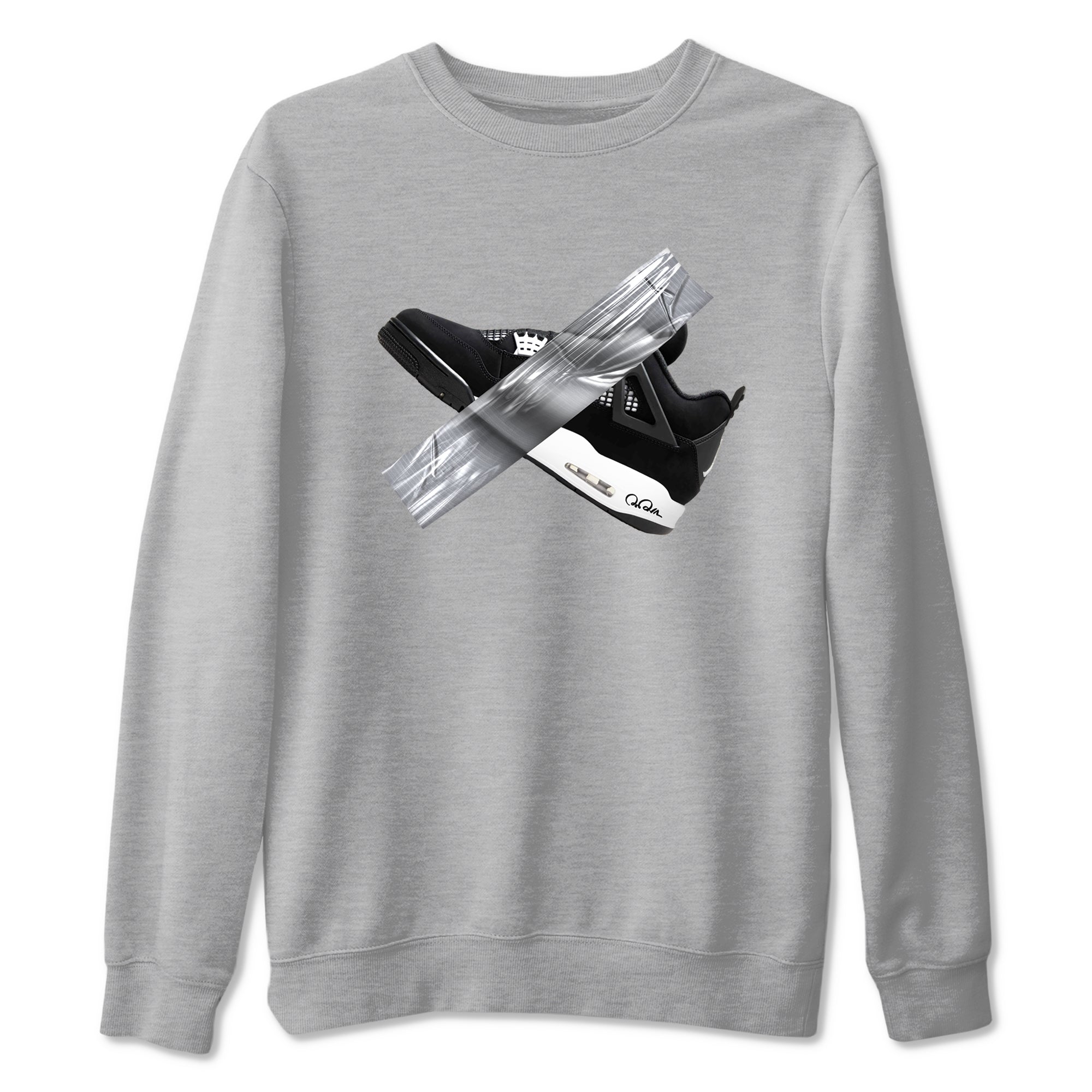 Duct Tape Sneaker Tees - Air Jordan 4 White Thunder