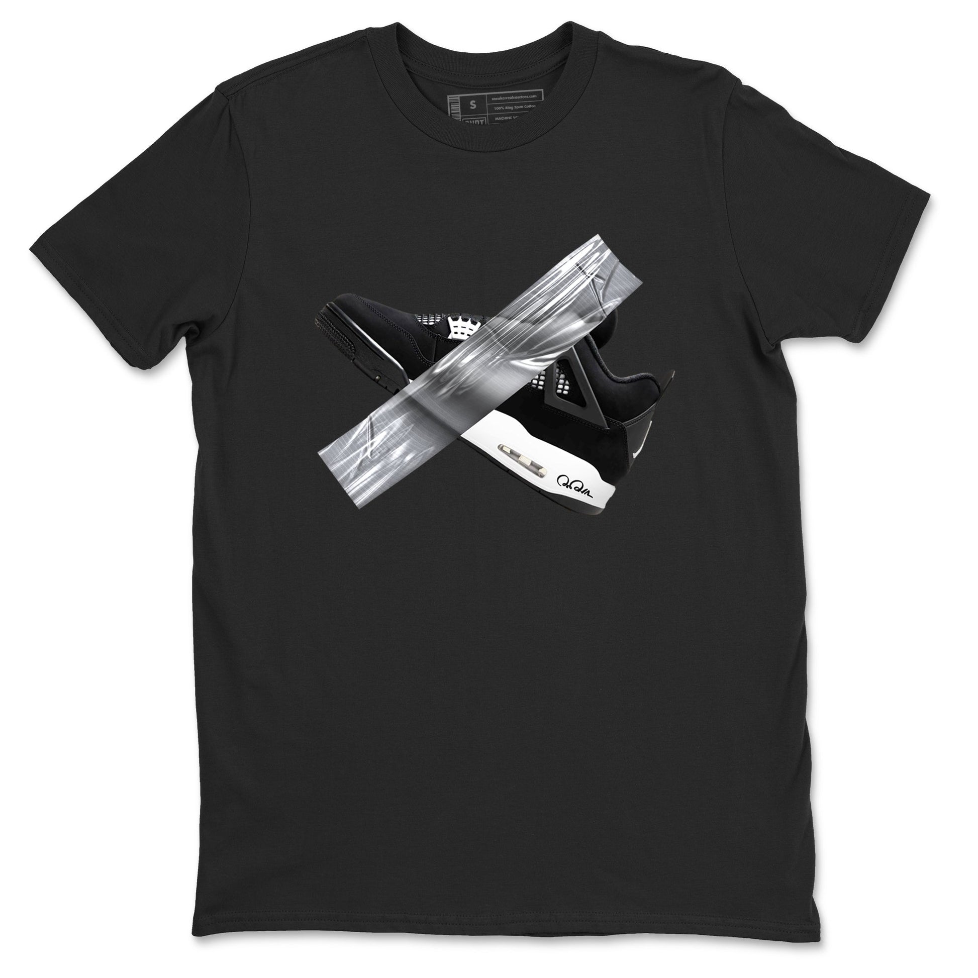 Duct Tape Sneaker Tees - Air Jordan 4 White Thunder