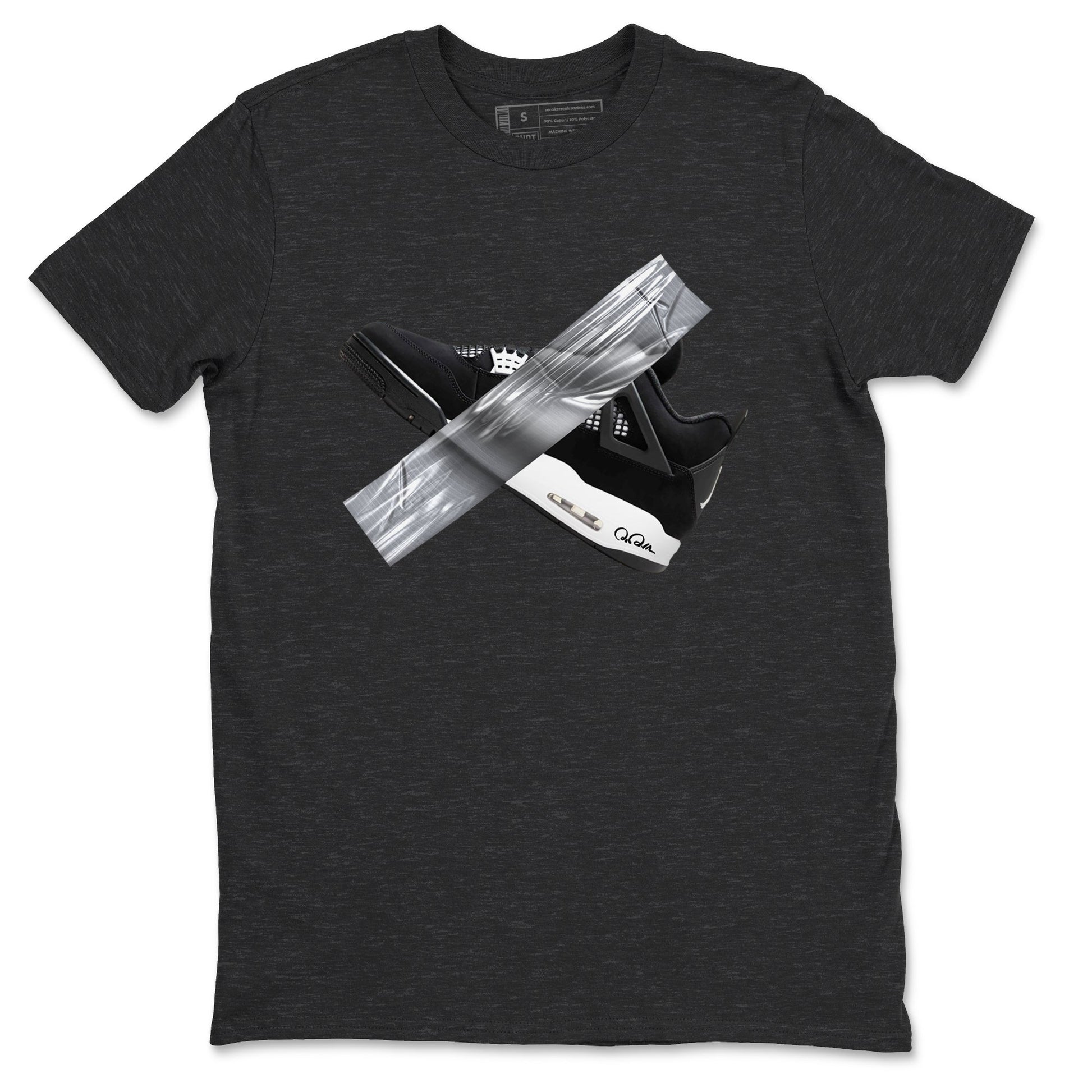 Duct Tape Sneaker Tees - Air Jordan 4 White Thunder