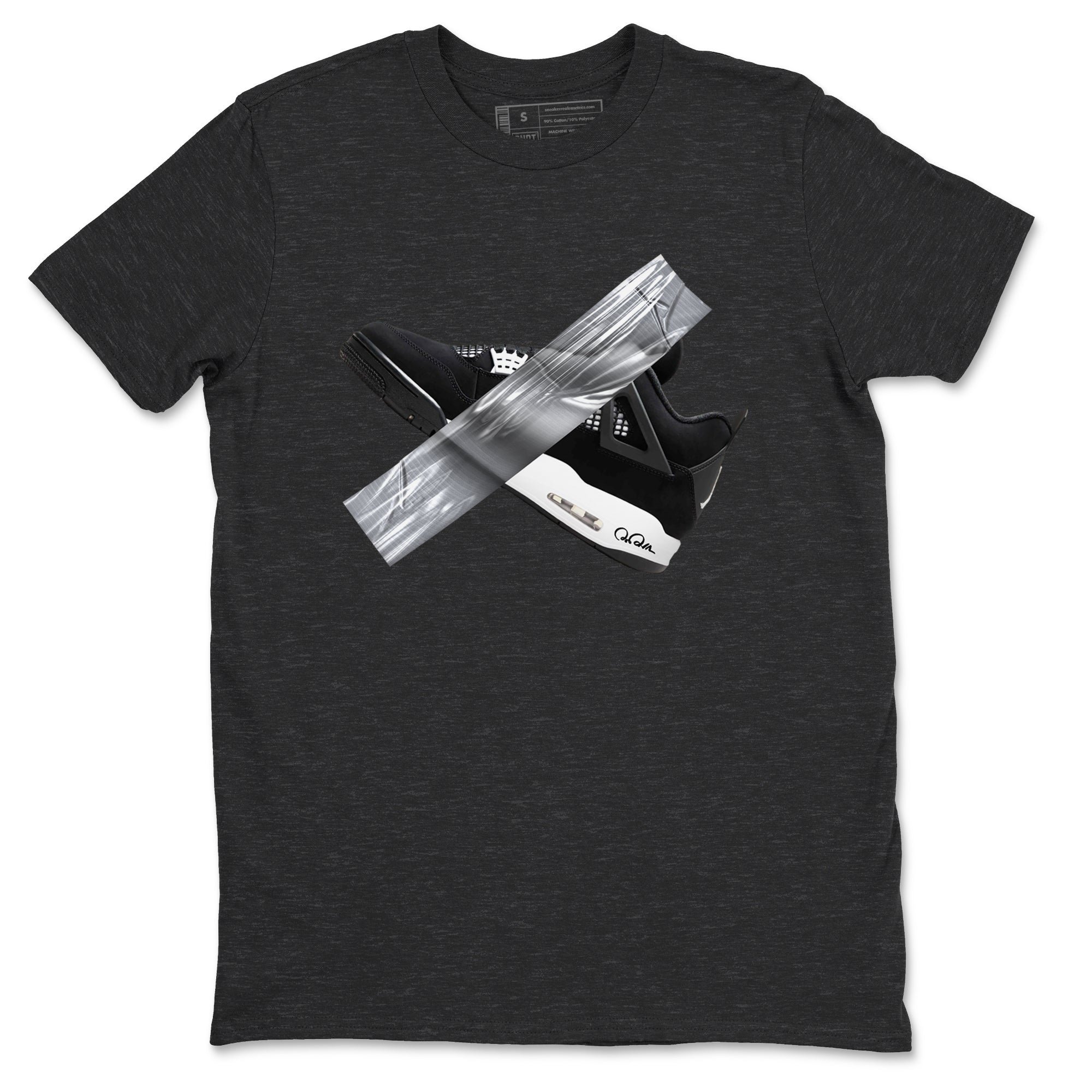 Duct Tape Sneaker Tees - Air Jordan 4 White Thunder