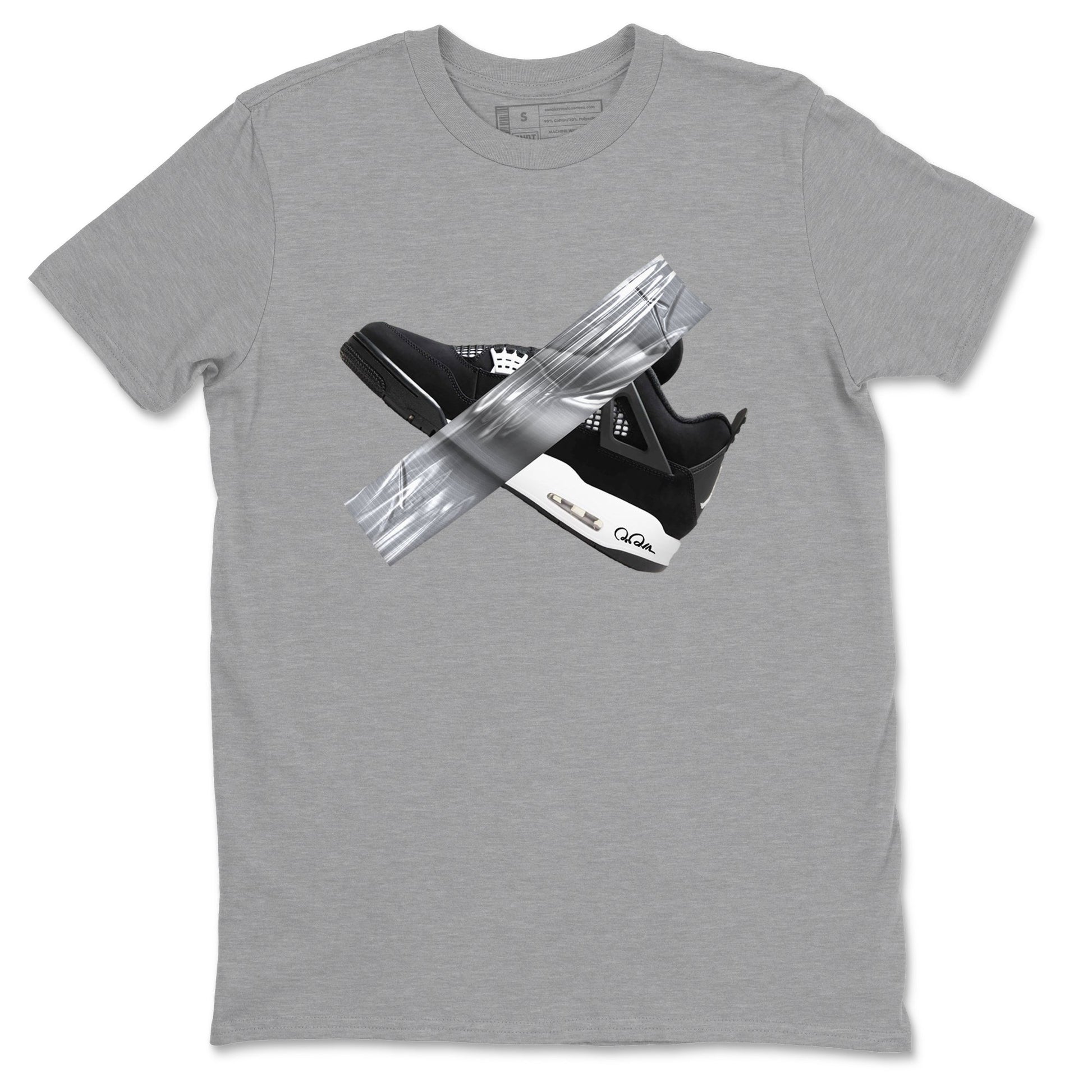 Duct Tape Sneaker Tees - Air Jordan 4 White Thunder