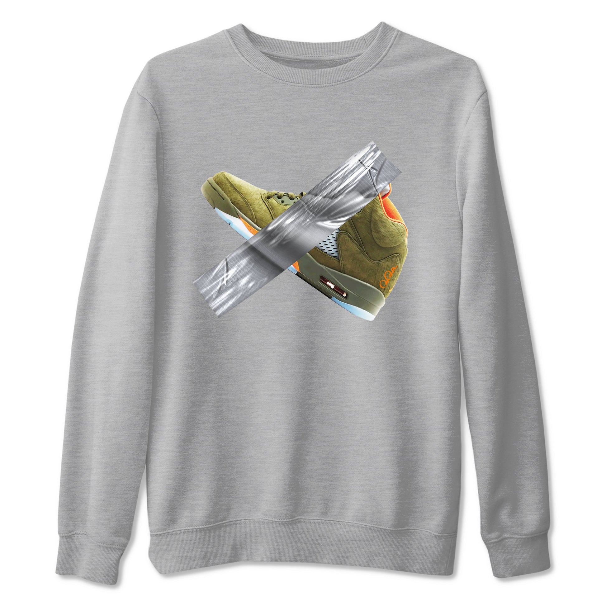 Duct Tape Sneaker Tees - Air Jordan 5 Olive